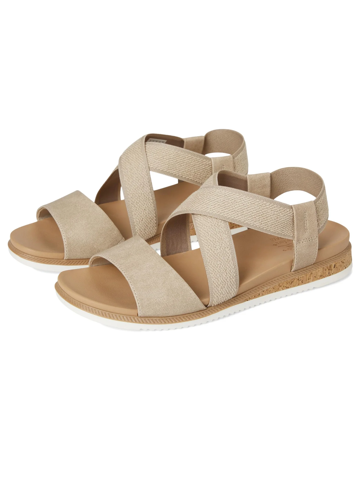 Сандалии BOBS from SKECHERS Desert Kiss Low — изображение 1 из 7, серо-коричневый