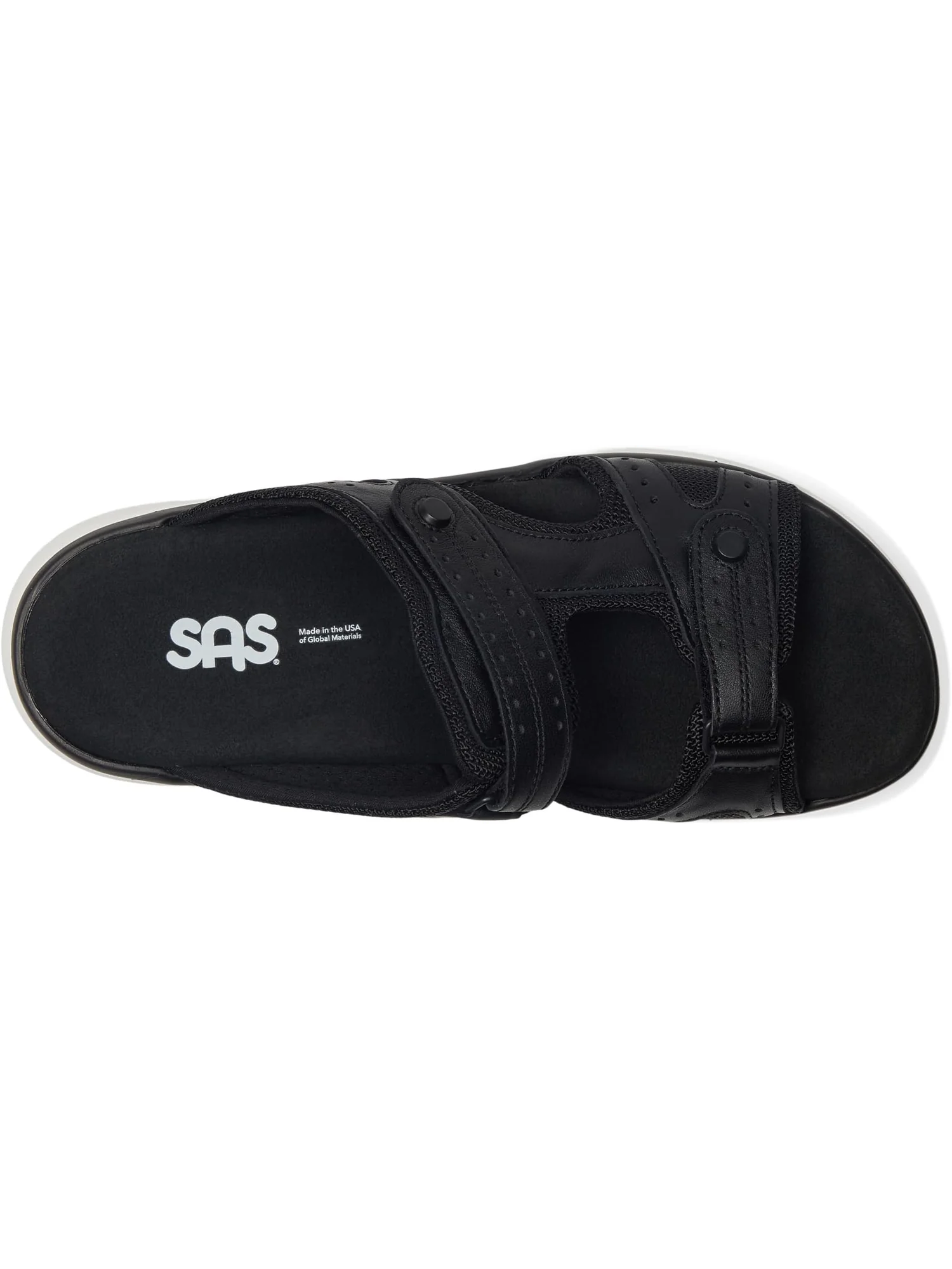 Сандалии SAS Embark Adjustable Comfort Sport Slide — изображение 2 из 7, черный