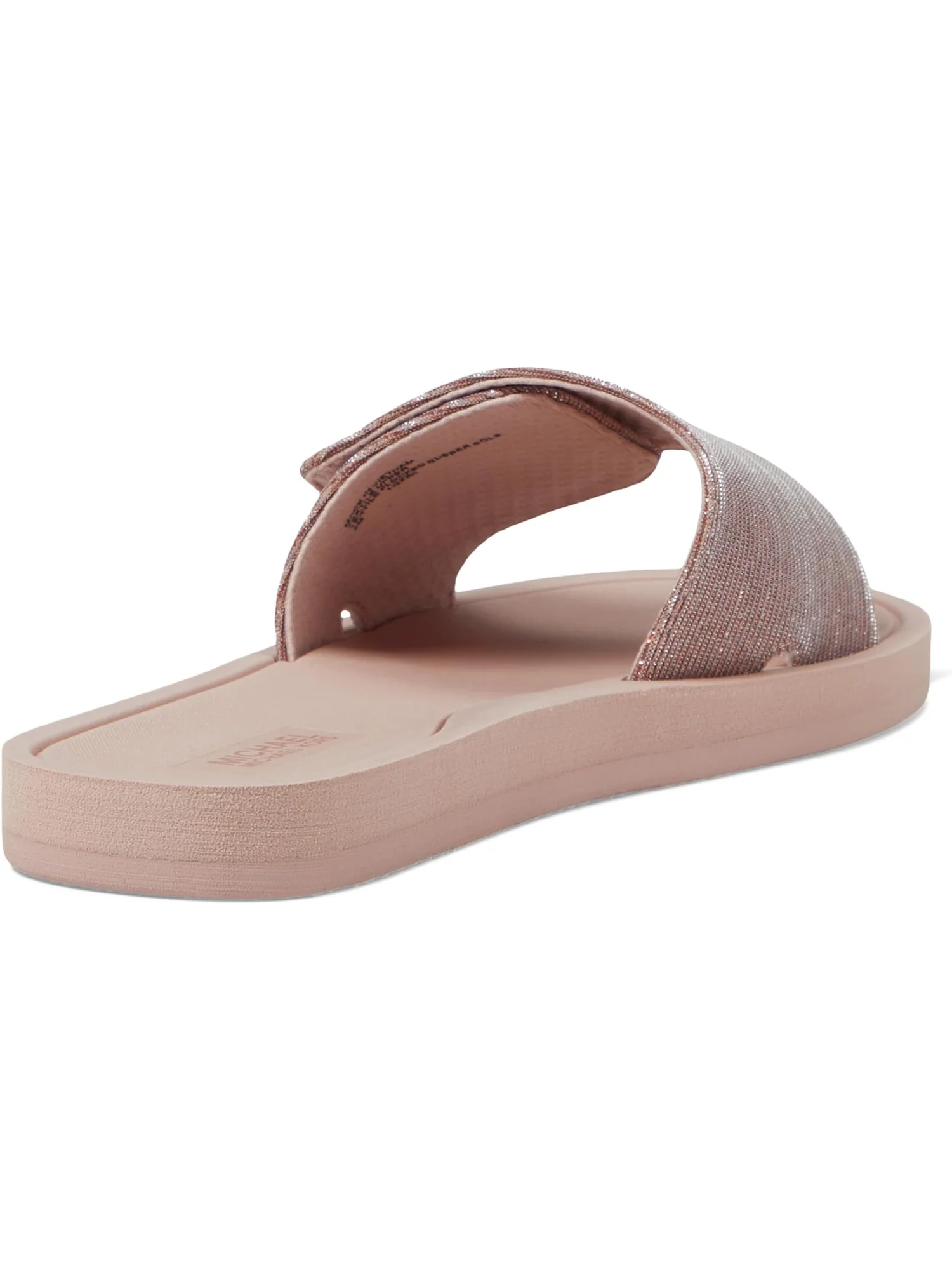 Сандалии MICHAEL Michael Kors Women's MK Charm Slide — изображение 5 из 5, розовый золотистый