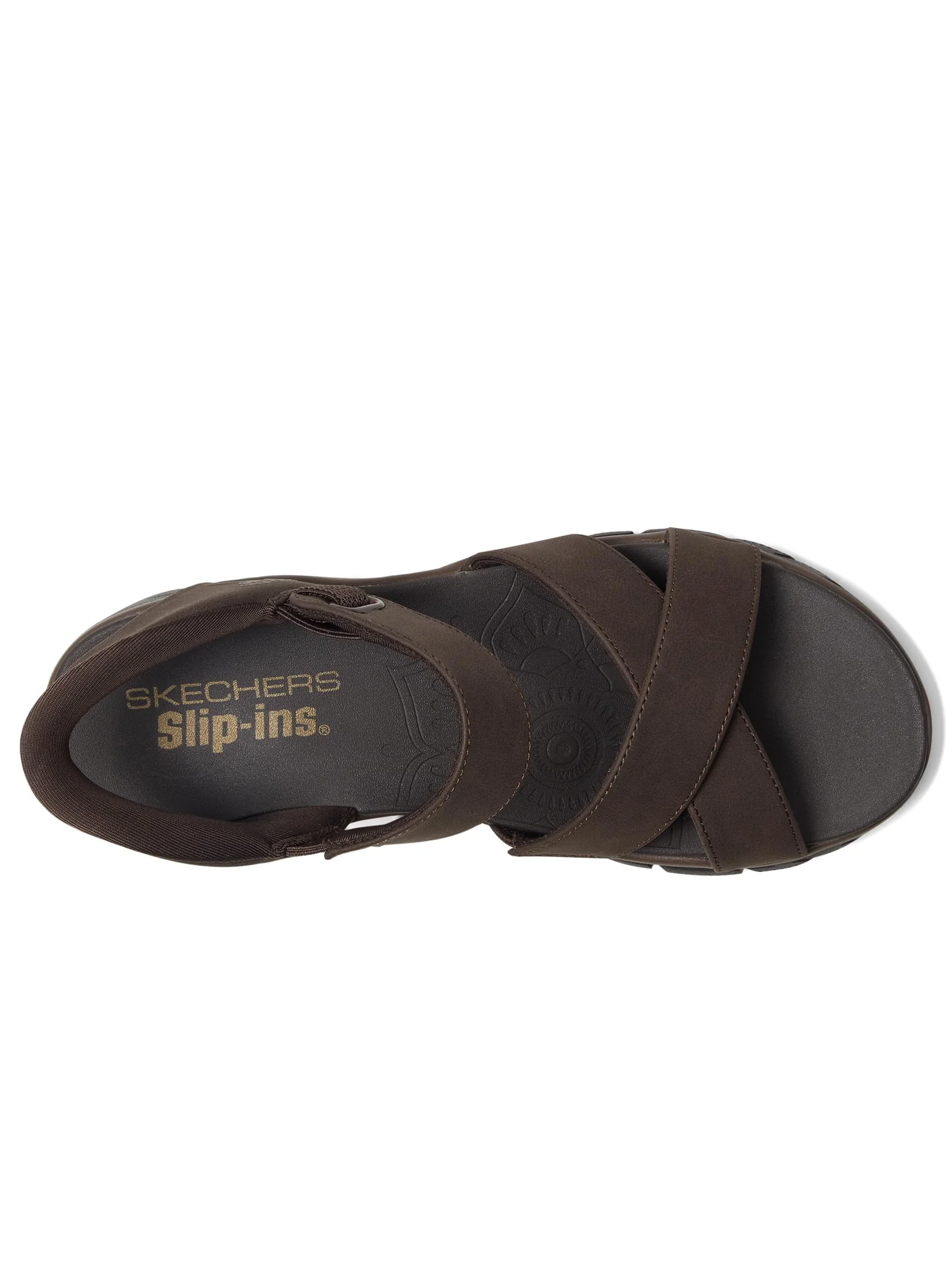 Сандалии женские SKECHERS Easy Going - Somewhere Sunny — изображение 2 из 7, шоколад