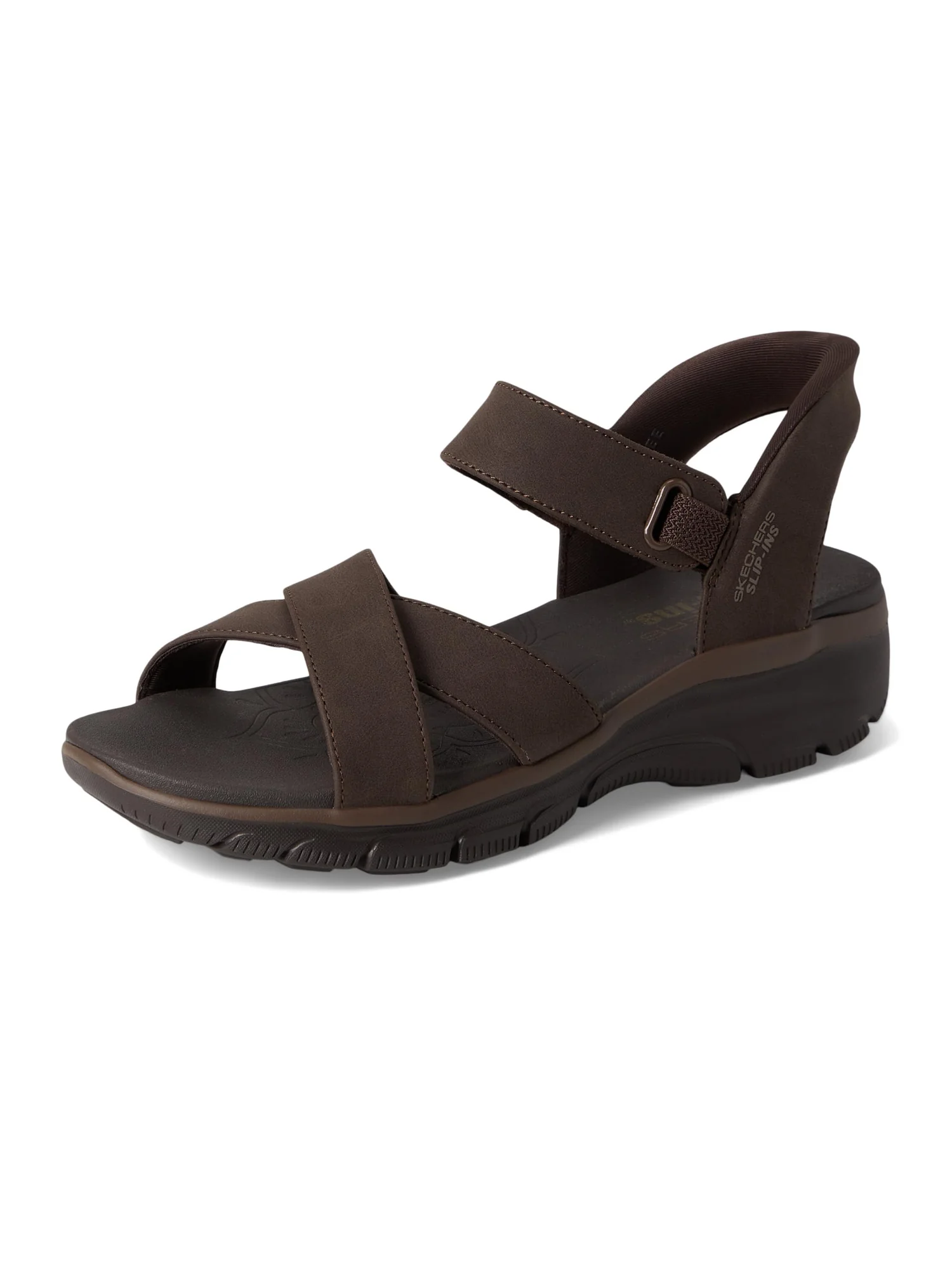 Сандалии женские SKECHERS Easy Going - Somewhere Sunny — изображение 7 из 7, шоколад