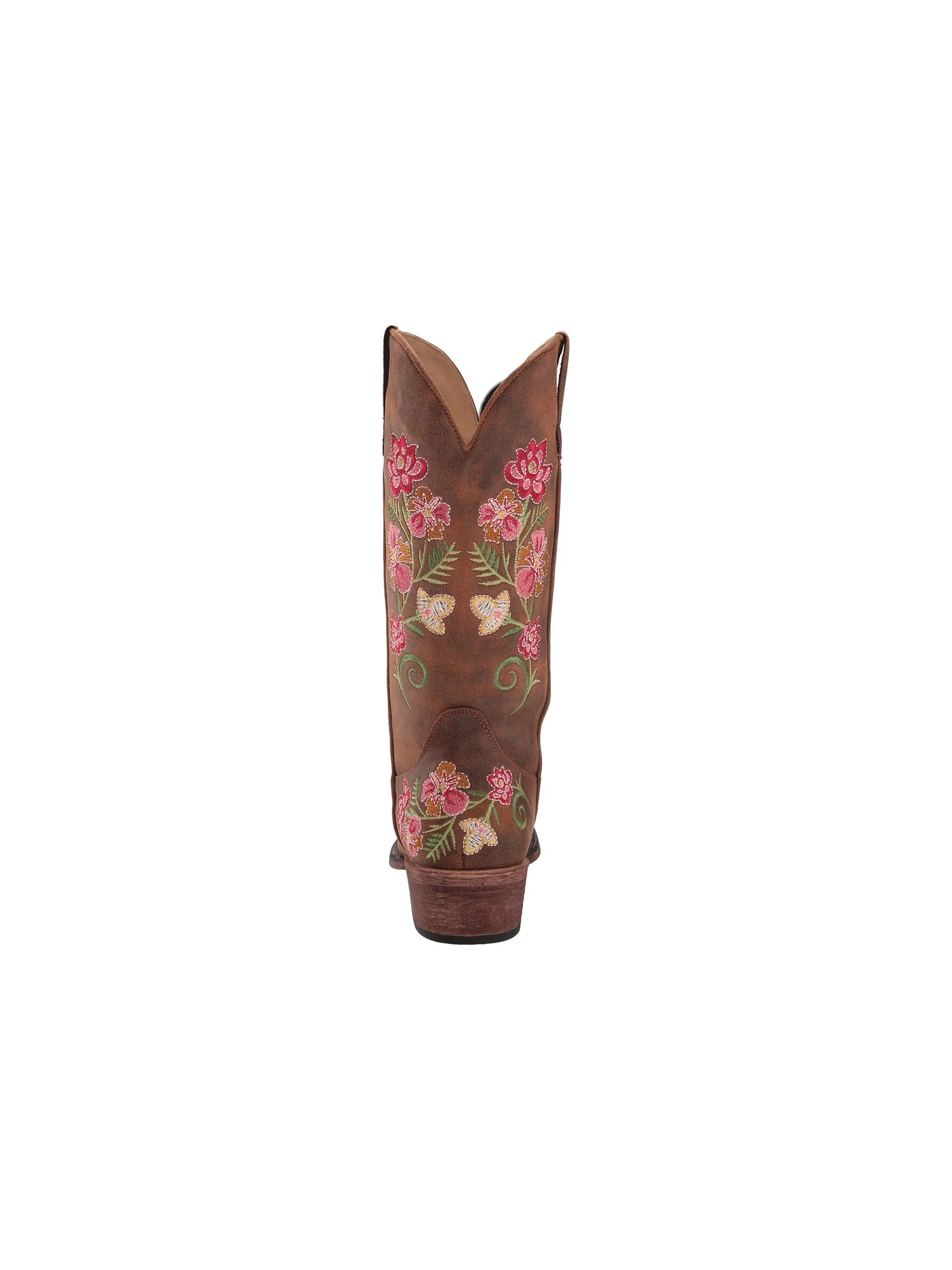 Ковбойские ботинки Roper Riley Floral — изображение 5 из 7, винтажный коньячный