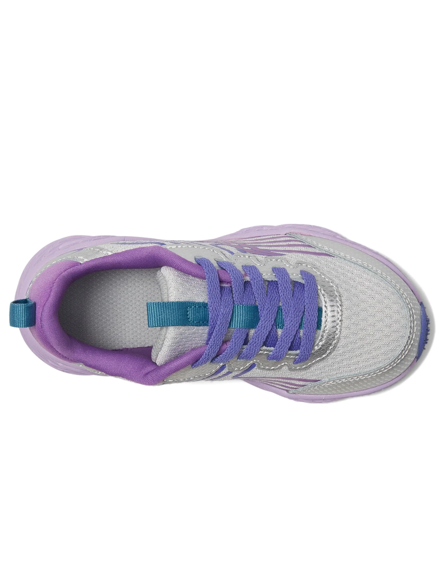 Кроссовки Saucony Kids Wind 3.0 — изображение 2 из 7, серебристый/фиолетовый