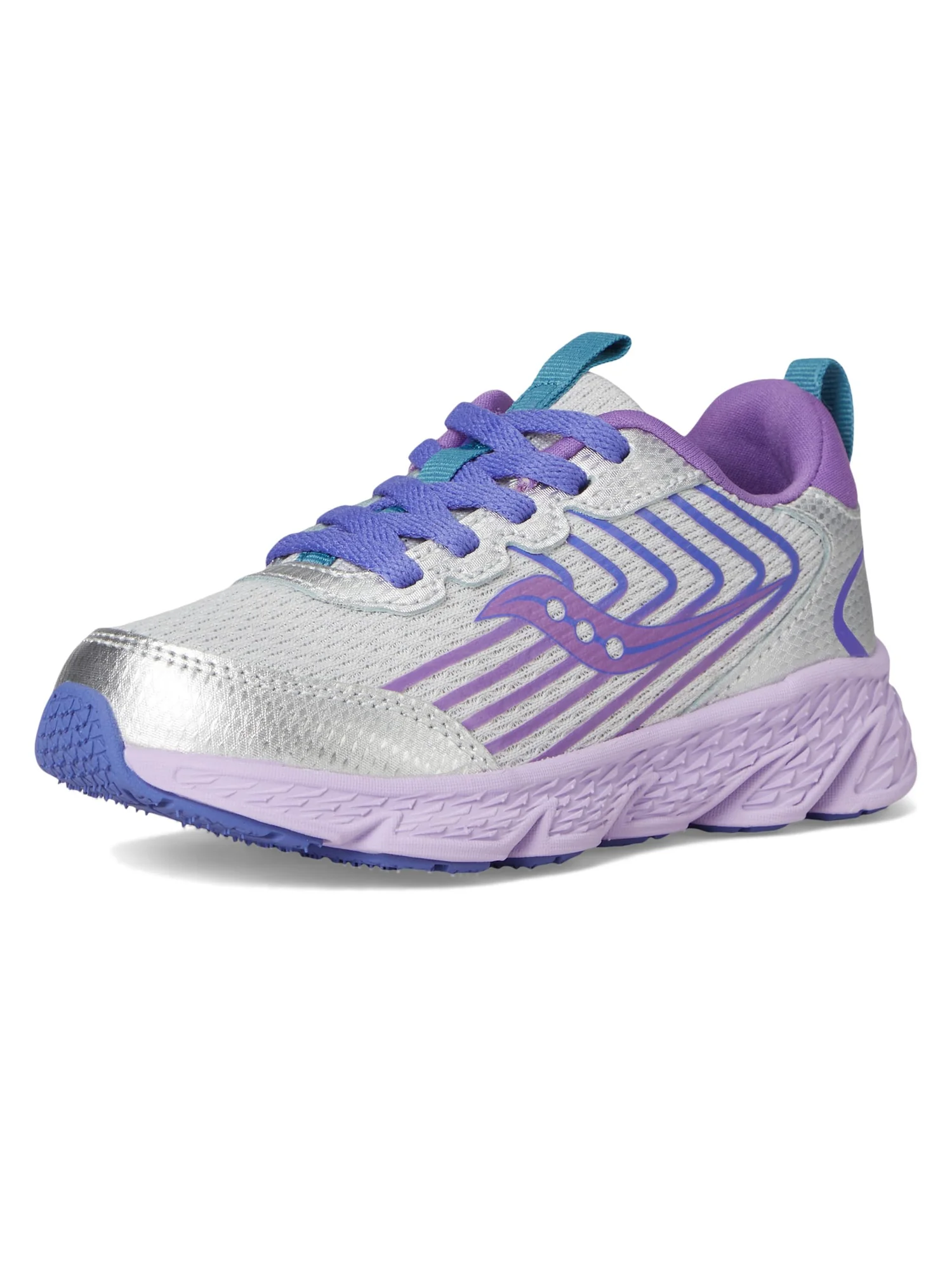 Кроссовки Saucony Kids Wind 3.0 — изображение 7 из 7, серебристый/фиолетовый