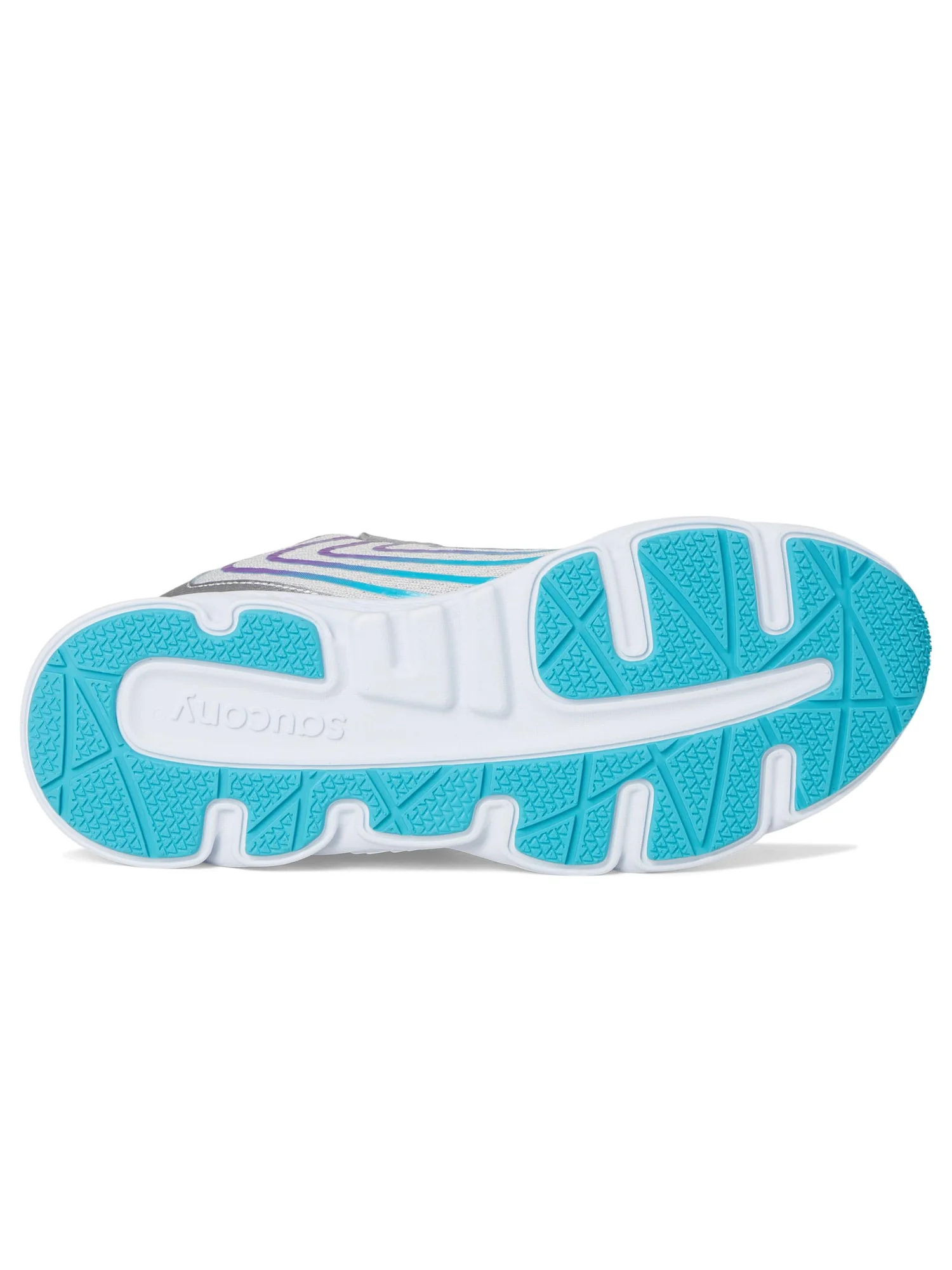 Кроссовки Saucony Kids Wind 3.0 Alternative Closure — изображение 3 из 7, серебристый