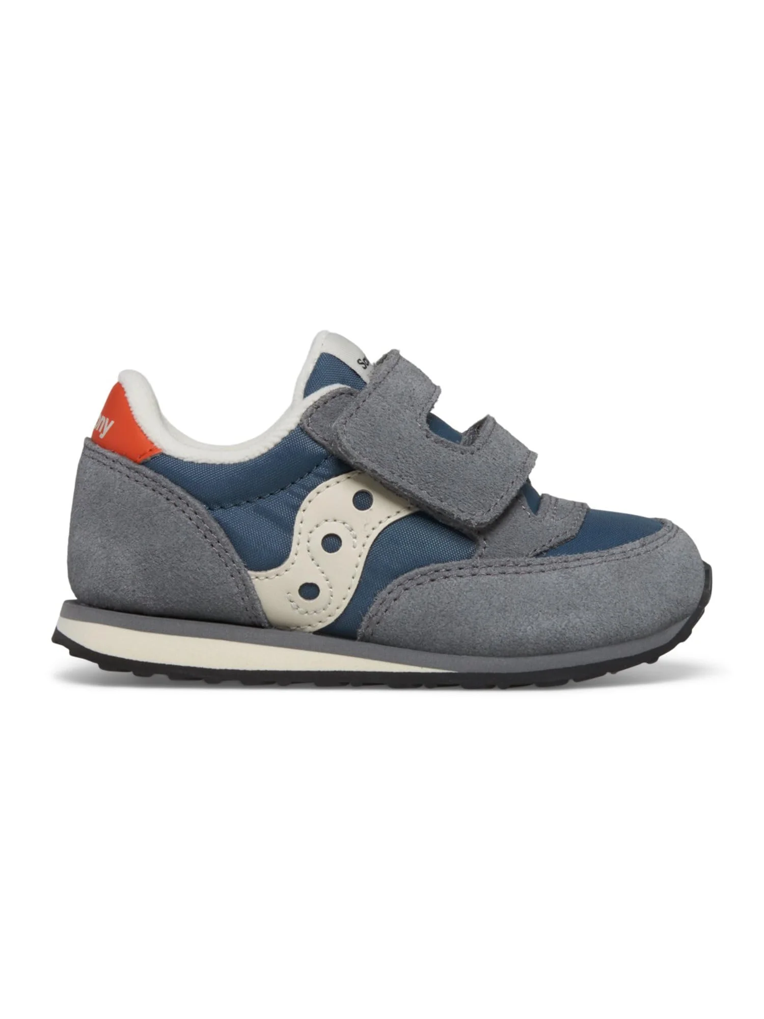 Кроссовки Saucony Kids Jazz Hook & Loop Sneaker — изображение 5 из 5, серый/синий/оранжевый