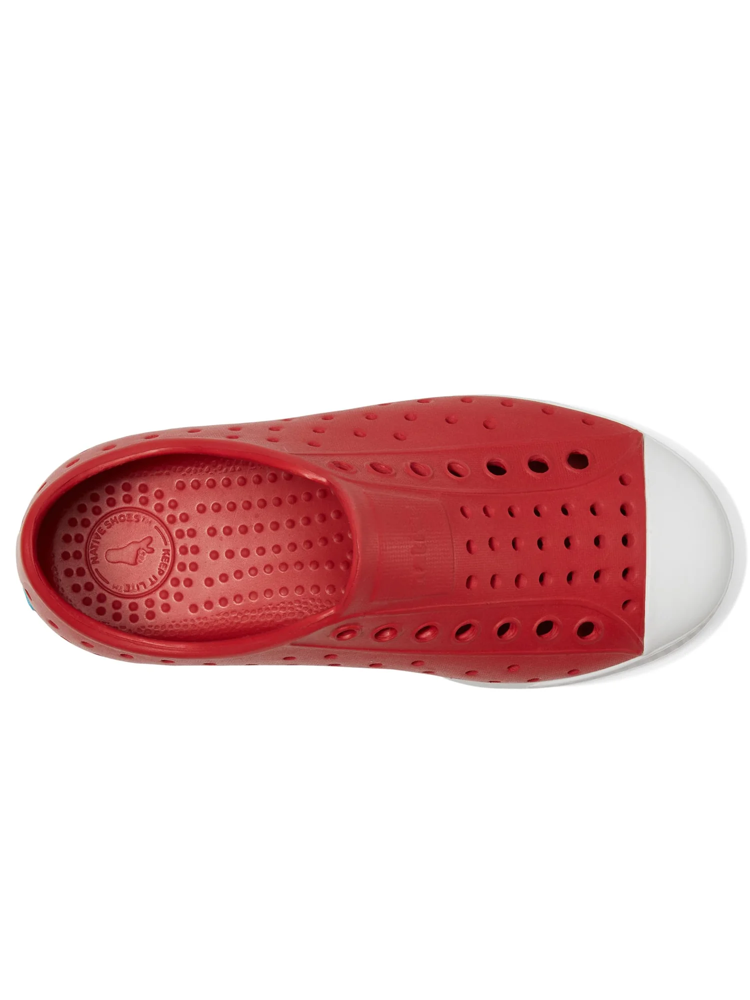 Кроссовки Native Shoes Kids Jefferson — изображение 2 из 7, красный/белый