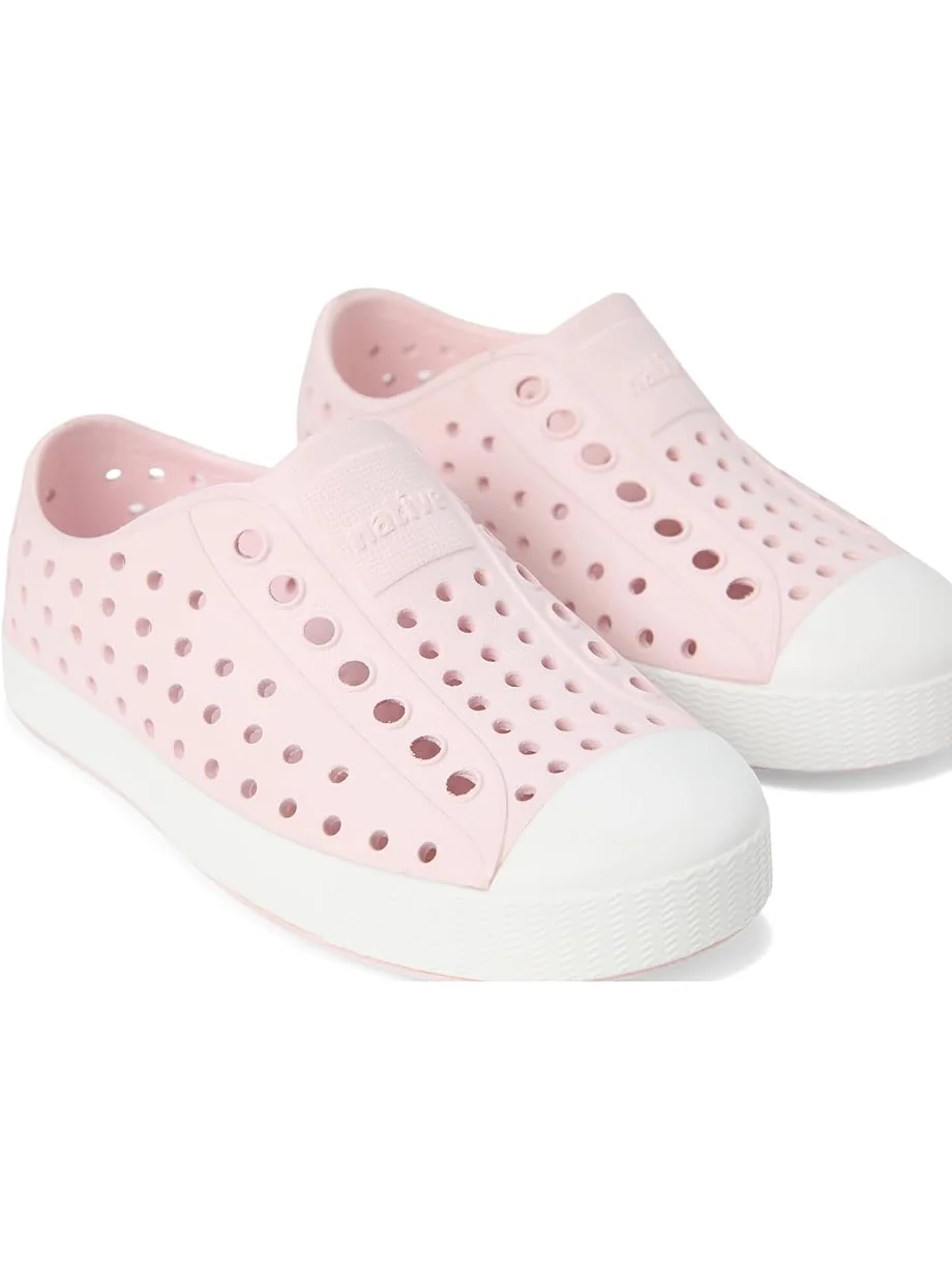 Детские кроссовки Native Shoes Jefferson (Toddler/Little Kid) Native Shoes Kids — изображение 6 из 7, розовый/белый