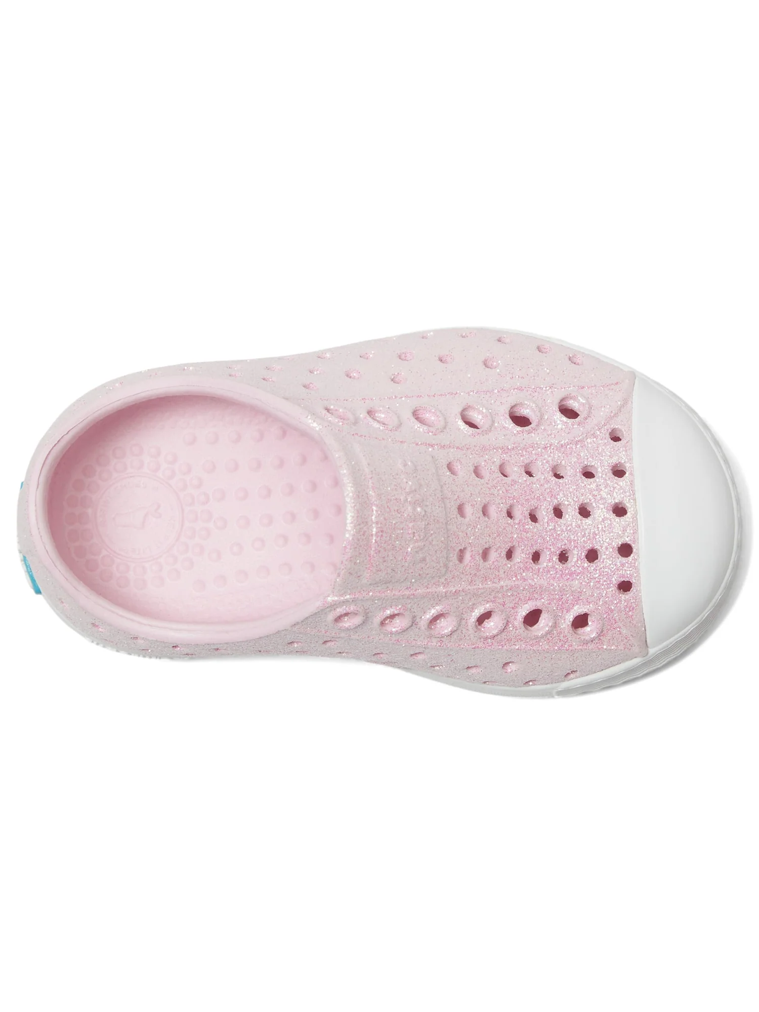 Кроссовки Native Shoes Kids Jefferson Bio-Bling — изображение 2 из 7, розовый/белый