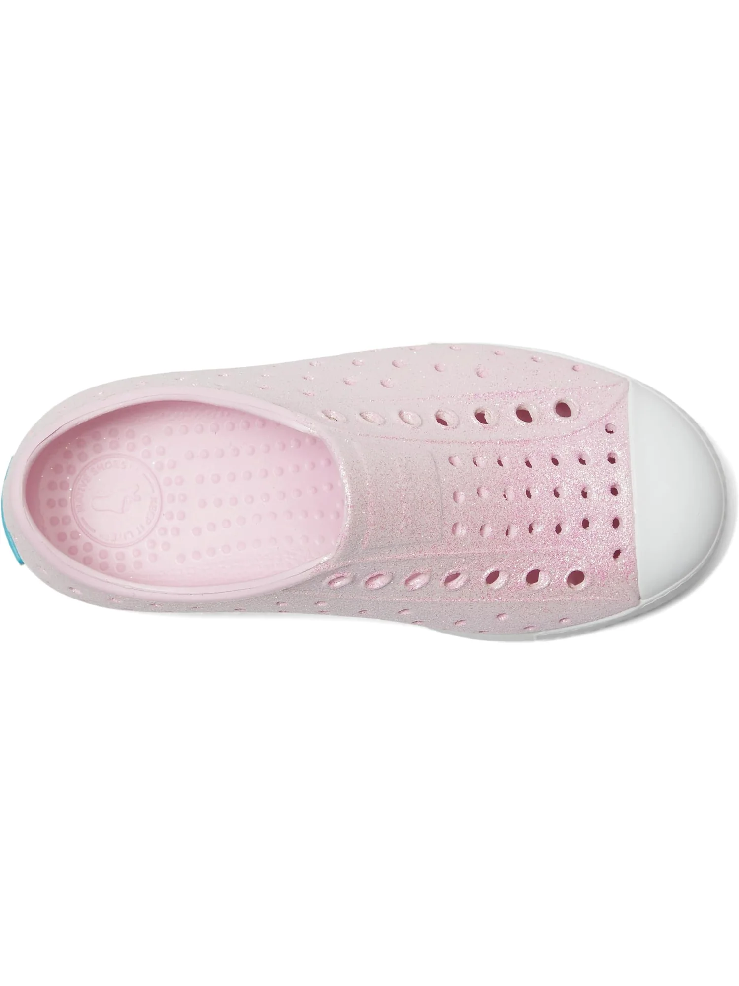 Кроссовки Native Shoes Kids Jefferson Bio-Bling — изображение 2 из 7, розовый/белый