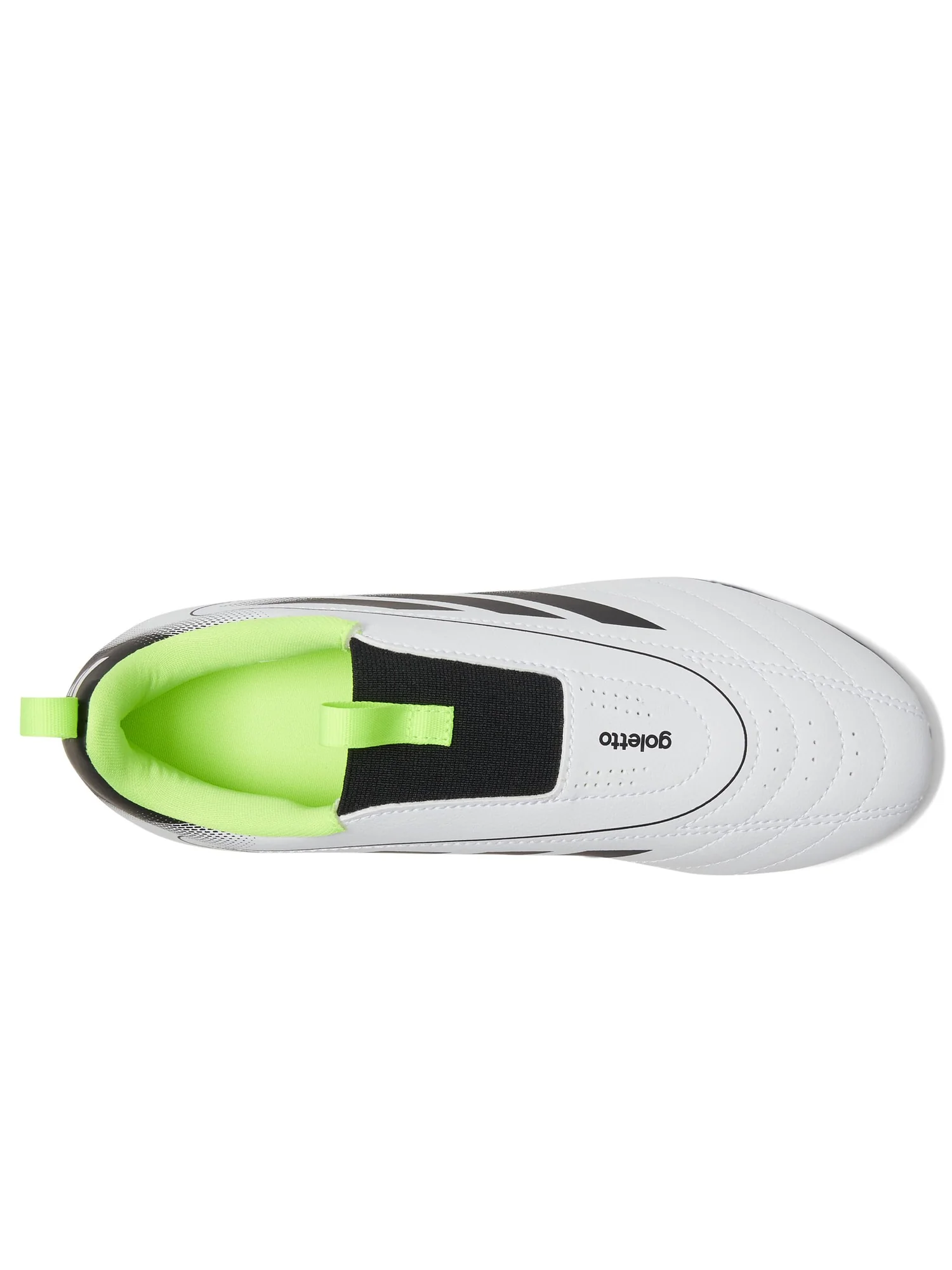 Кроссовки adidas Kids Goletto IX Laceless Firm/Multi Ground Soccer Cleats — изображение 2 из 7, белый/черный