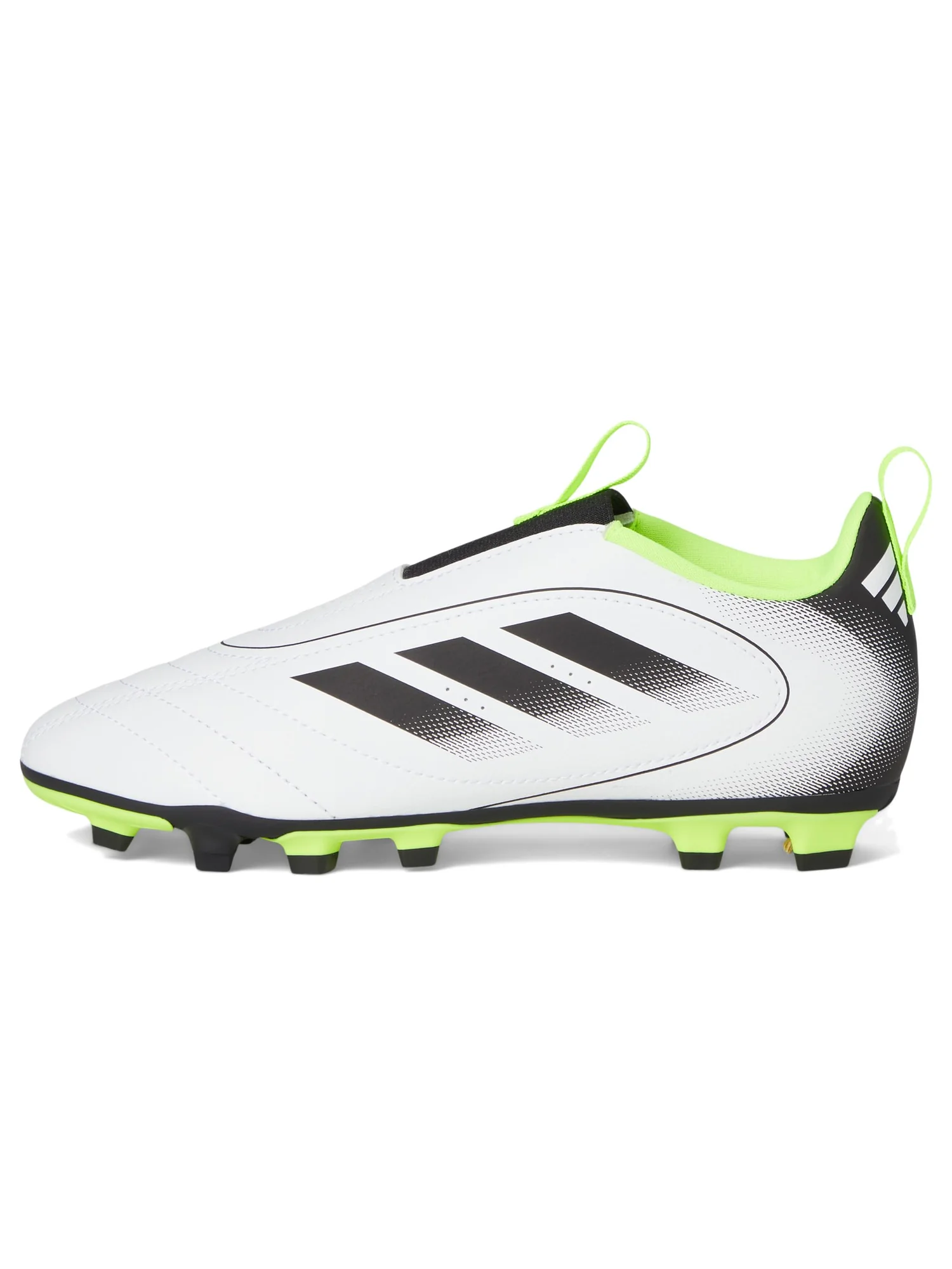Кроссовки adidas Kids Goletto IX Laceless Firm/Multi Ground Soccer Cleats — изображение 4 из 7, белый/черный