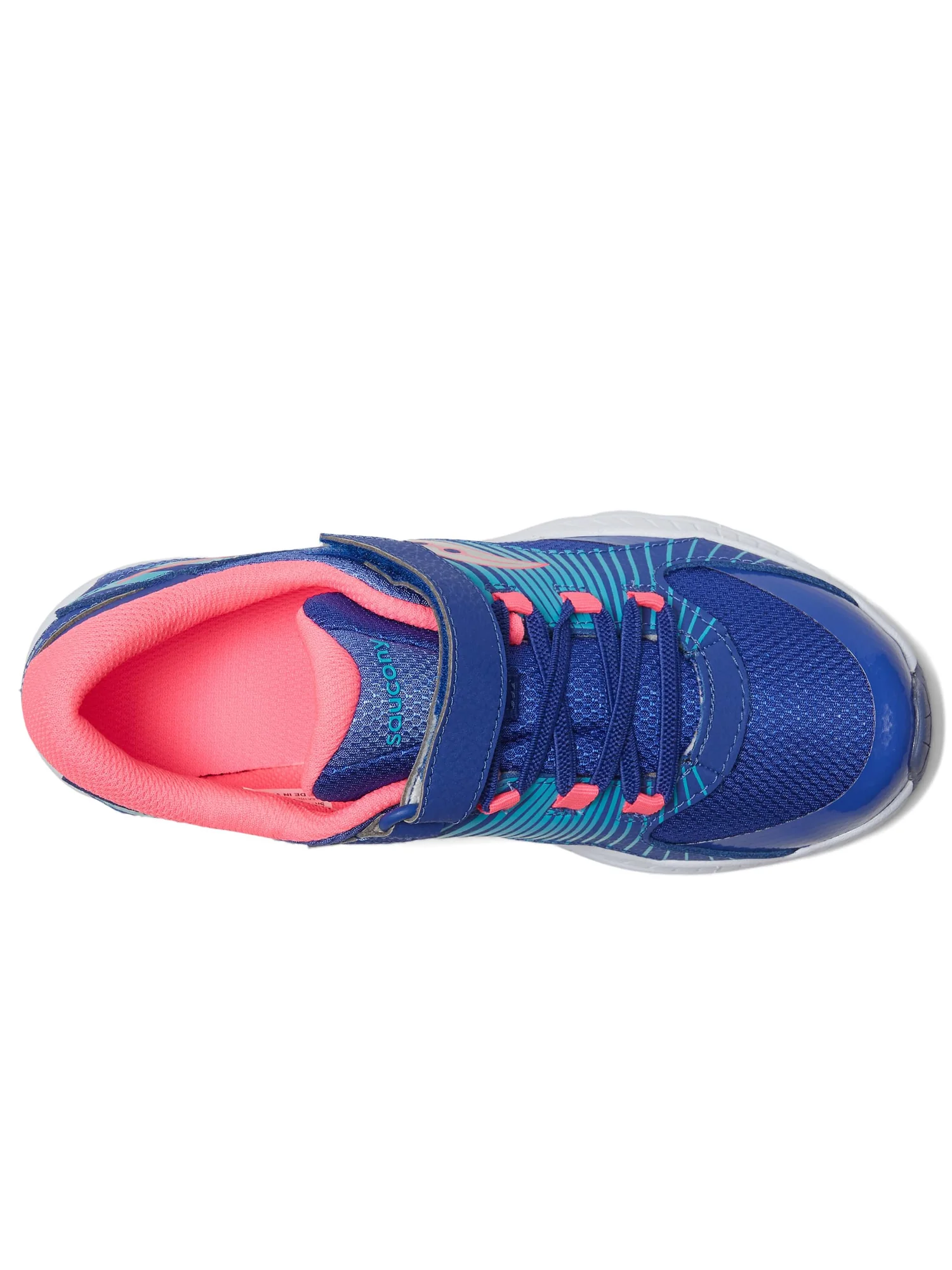 Кроссовки Saucony Kids Velocer A/C Sneaker — изображение 2 из 7, синий//розовый