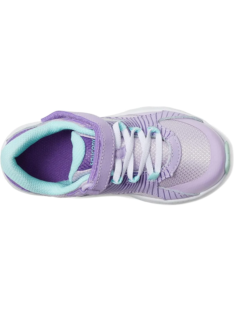 Детские кроссовки Saucony Velocer A/C (little kid/big kid) Saucony Kids — изображение 2 из 7, фиолетовый