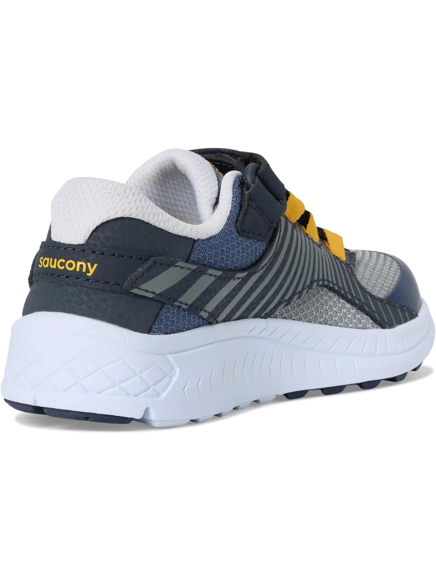 Кроссовки Saucony Kids Velocer A/C Sneaker — изображение 5 из 7, темно-синий/серый/желтый