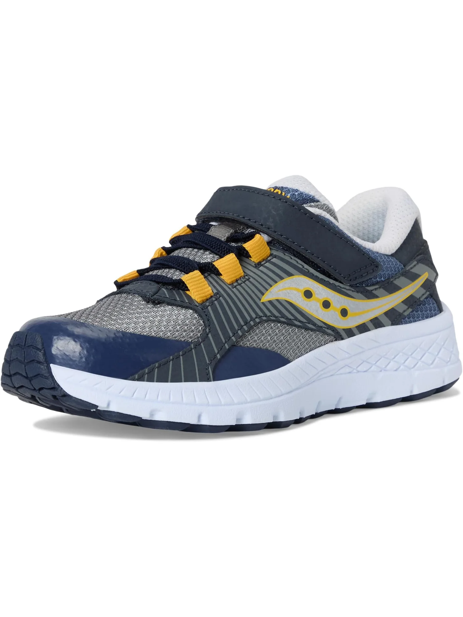 Кроссовки Saucony Kids Velocer A/C Sneaker — изображение 7 из 7, темно-синий/серый/желтый
