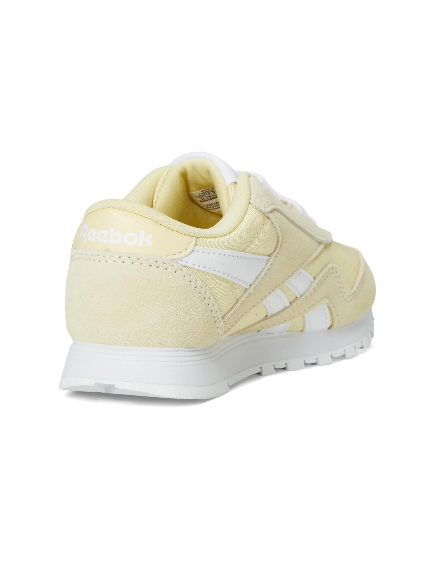 Кроссовки Reebok Kids Classic Nylon — изображение 5 из 7, желтый/белый
