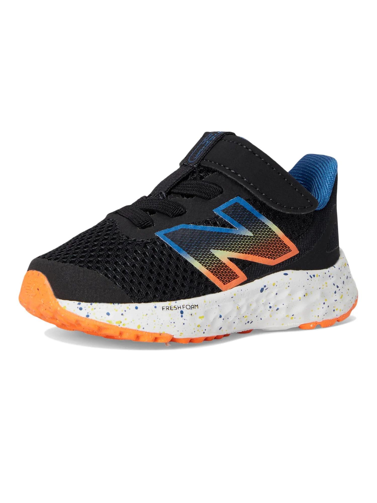 Кроссовки New Balance Kids Fresh Foam Arishi v4 Bungee — изображение 7 из 7, черный/оранжевый/синий