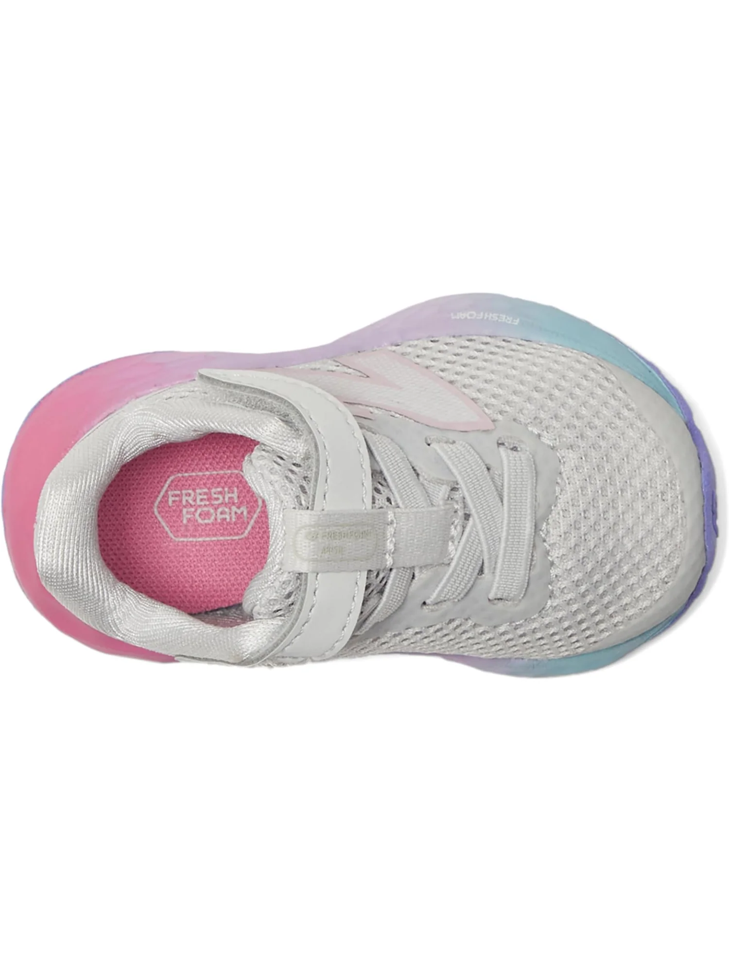 Кроссовки New Balance Kids Fresh Foam Arishi v4 Bungee — изображение 2 из 7, серый/розовый