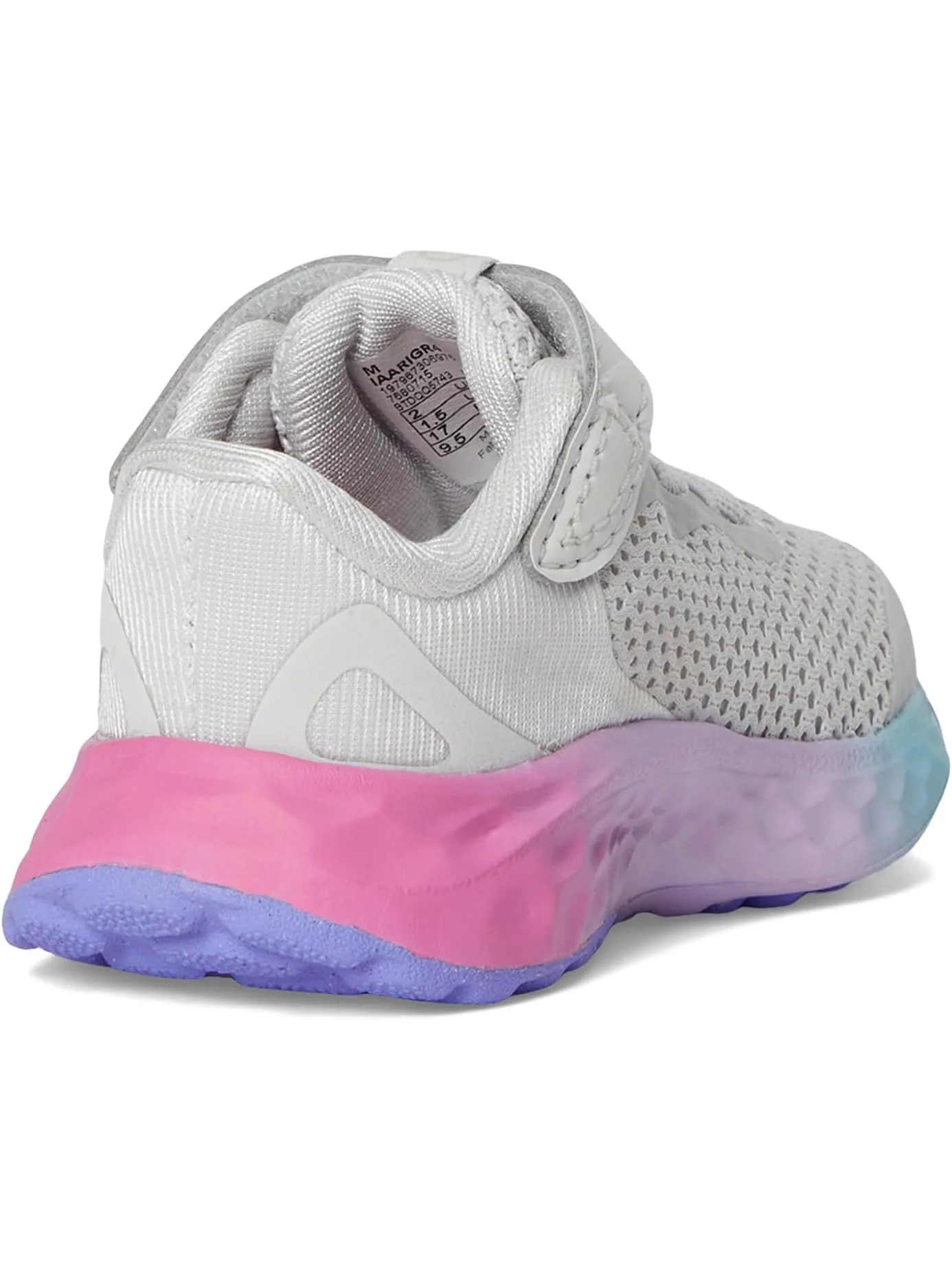 Кроссовки New Balance Kids Fresh Foam Arishi v4 Bungee — изображение 5 из 7, серый/розовый