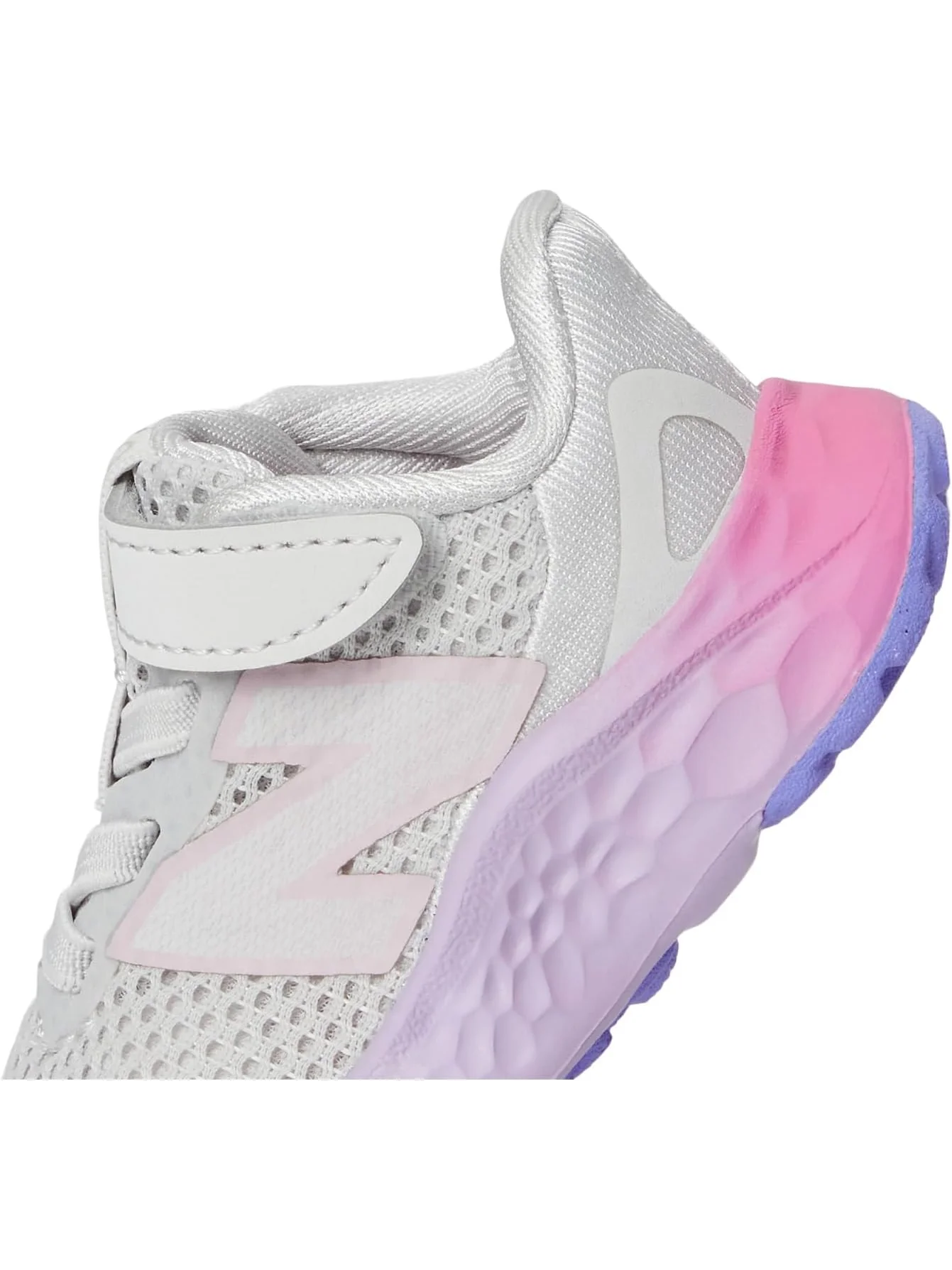 Кроссовки New Balance Kids Fresh Foam Arishi v4 Bungee — изображение 6 из 7, серый/розовый