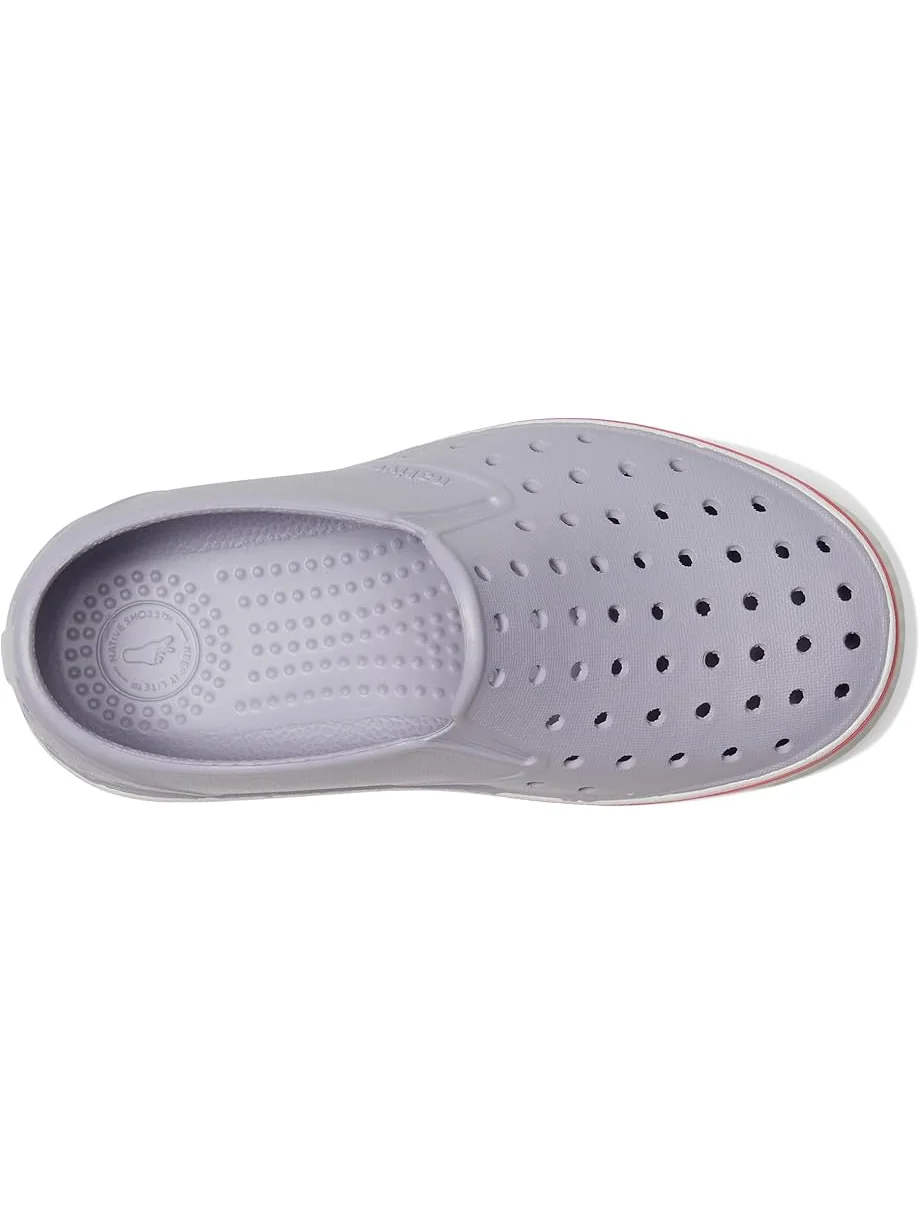 Детские слипоны Native Shoes Miles (для малышей и детей) Native Shoes Kids — изображение 2 из 7, фиолетовый/белый