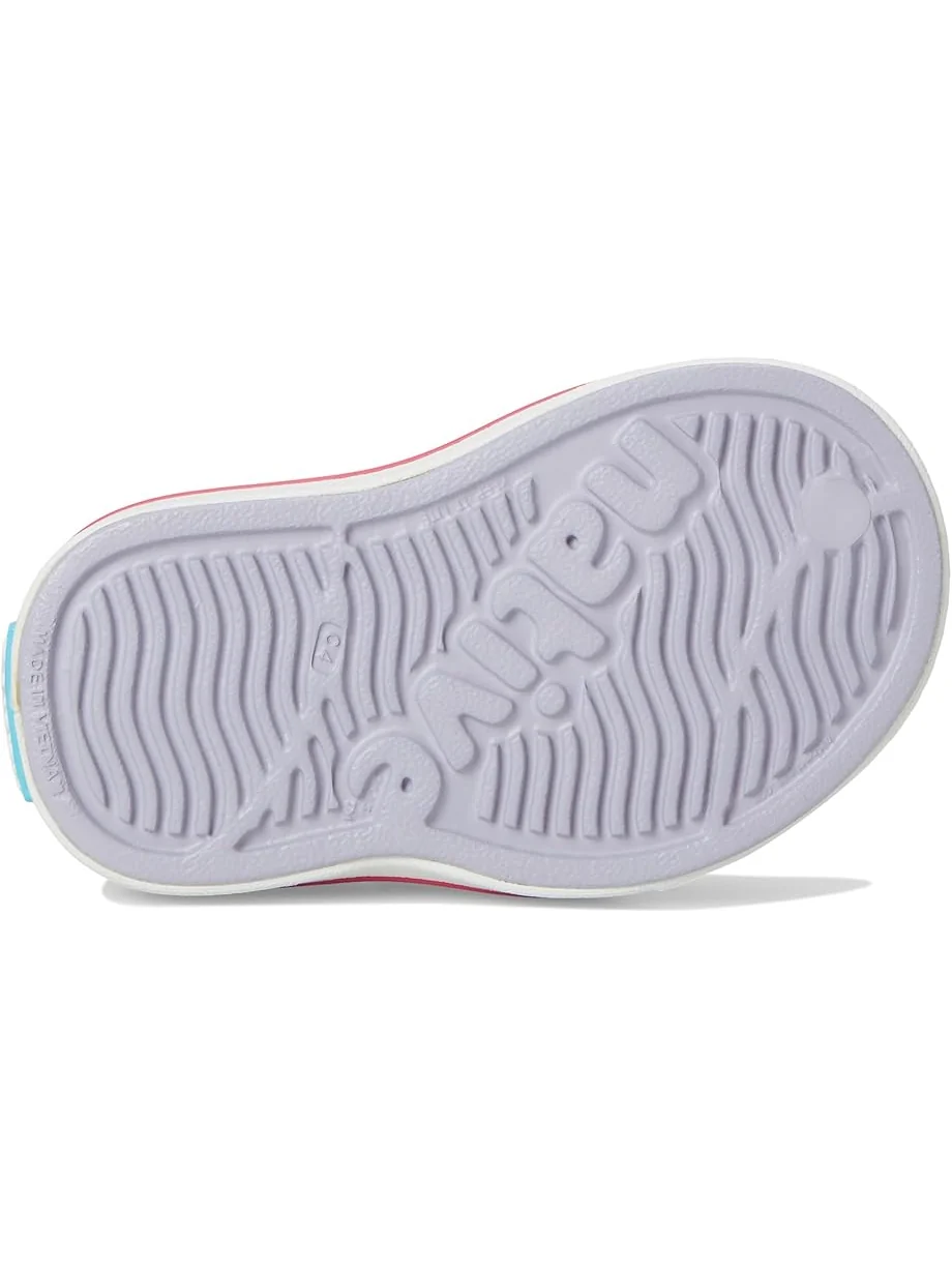 Детские слипоны Native Shoes Miles (для малышей и детей) Native Shoes Kids — изображение 3 из 7, фиолетовый/белый