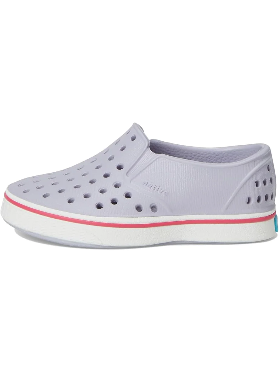 Детские слипоны Native Shoes Miles (для малышей и детей) Native Shoes Kids — изображение 4 из 7, фиолетовый/белый