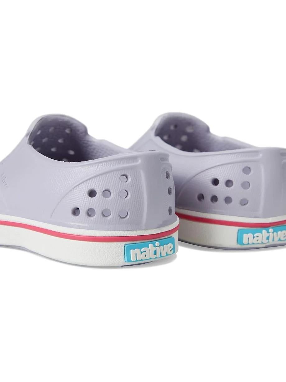 Детские слипоны Native Shoes Miles (для малышей и детей) Native Shoes Kids — изображение 6 из 7, фиолетовый/белый