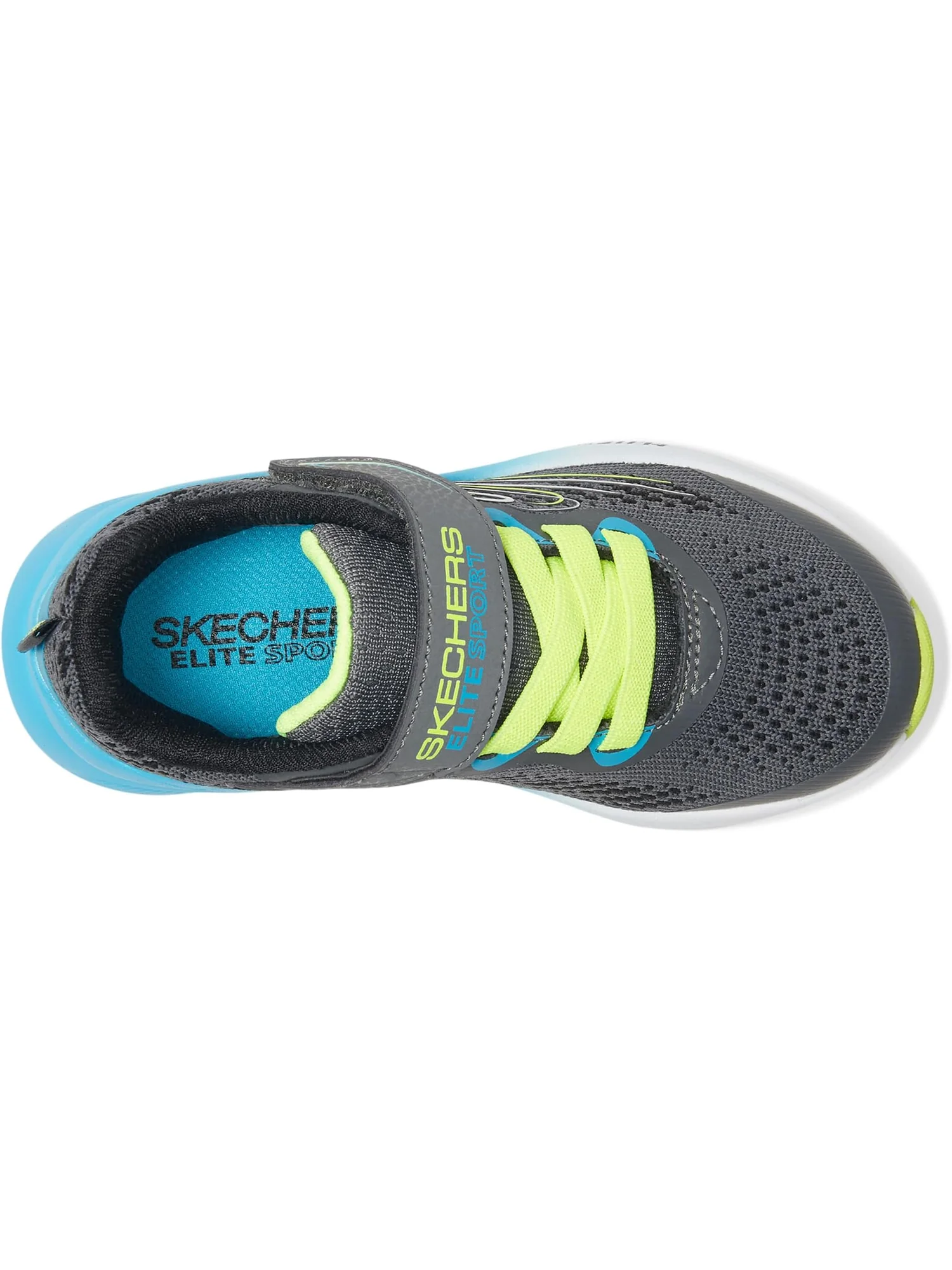 Кроссовки SKECHERS KIDS Elite Sport Stride 403952L — изображение 2 из 7, темно-серый/синий