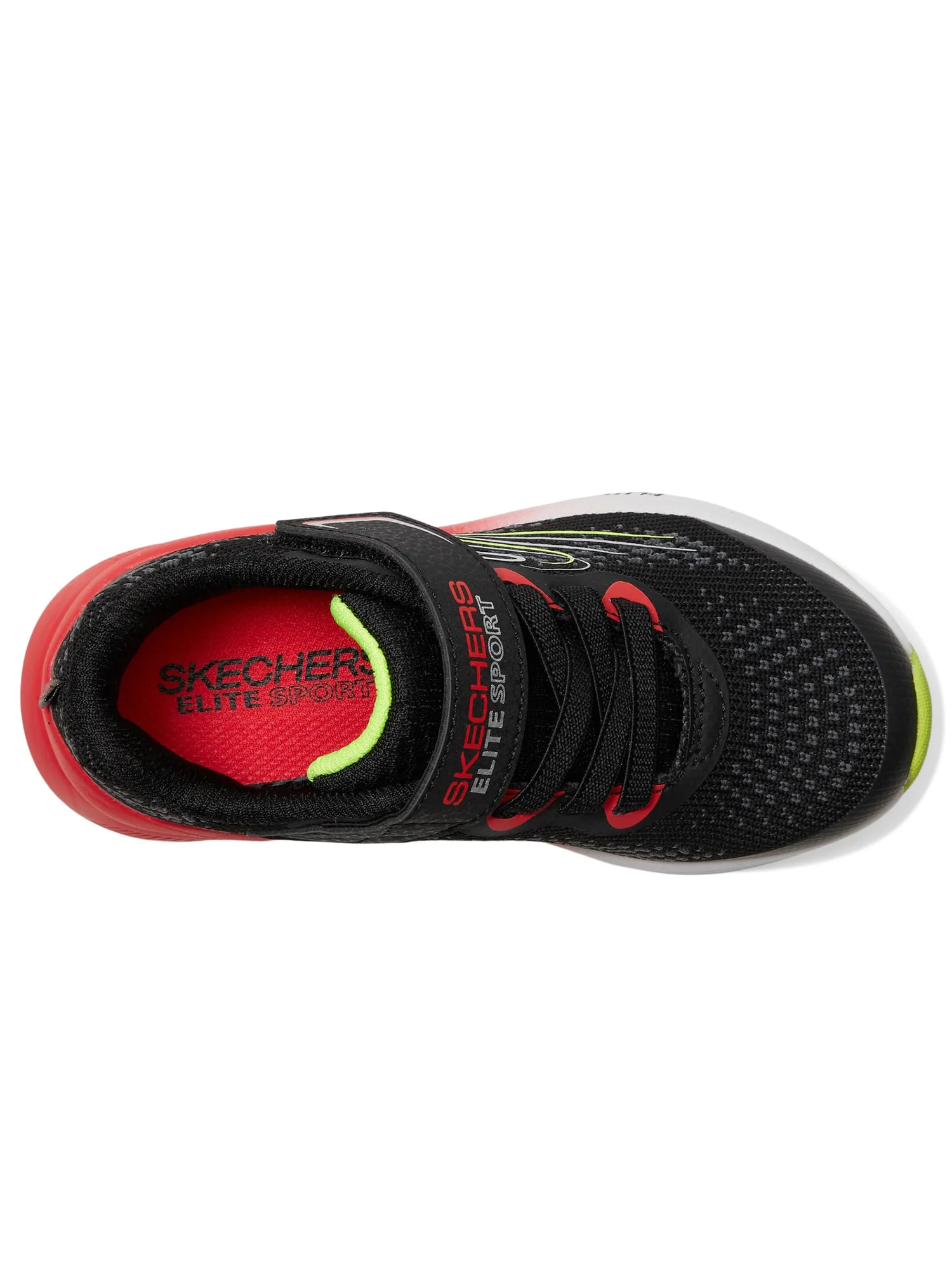 Кроссовки SKECHERS KIDS Elite Sport Stride 403952L — изображение 2 из 7, черный/красный