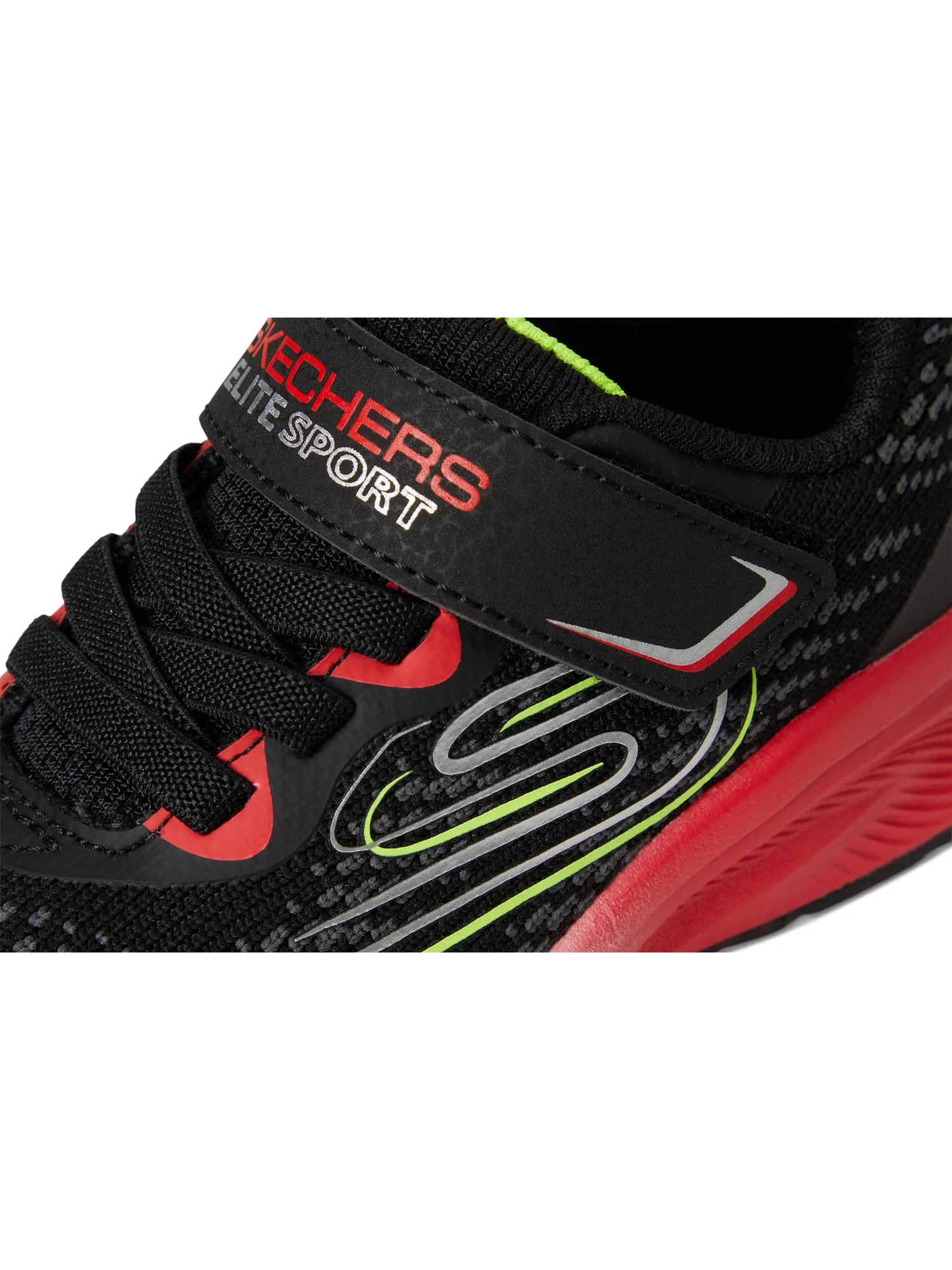 Кроссовки SKECHERS KIDS Elite Sport Stride 403952L — изображение 6 из 7, черный/красный