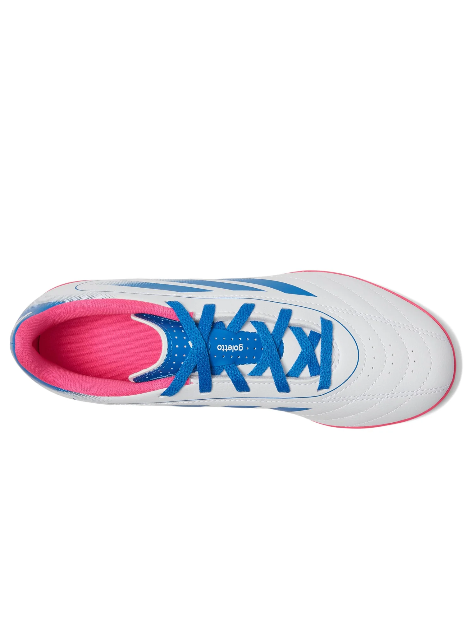 Кроссовки adidas Kids Goletto Ix Turf Soccer Cleats — изображение 2 из 7, белый/яркий/розовый