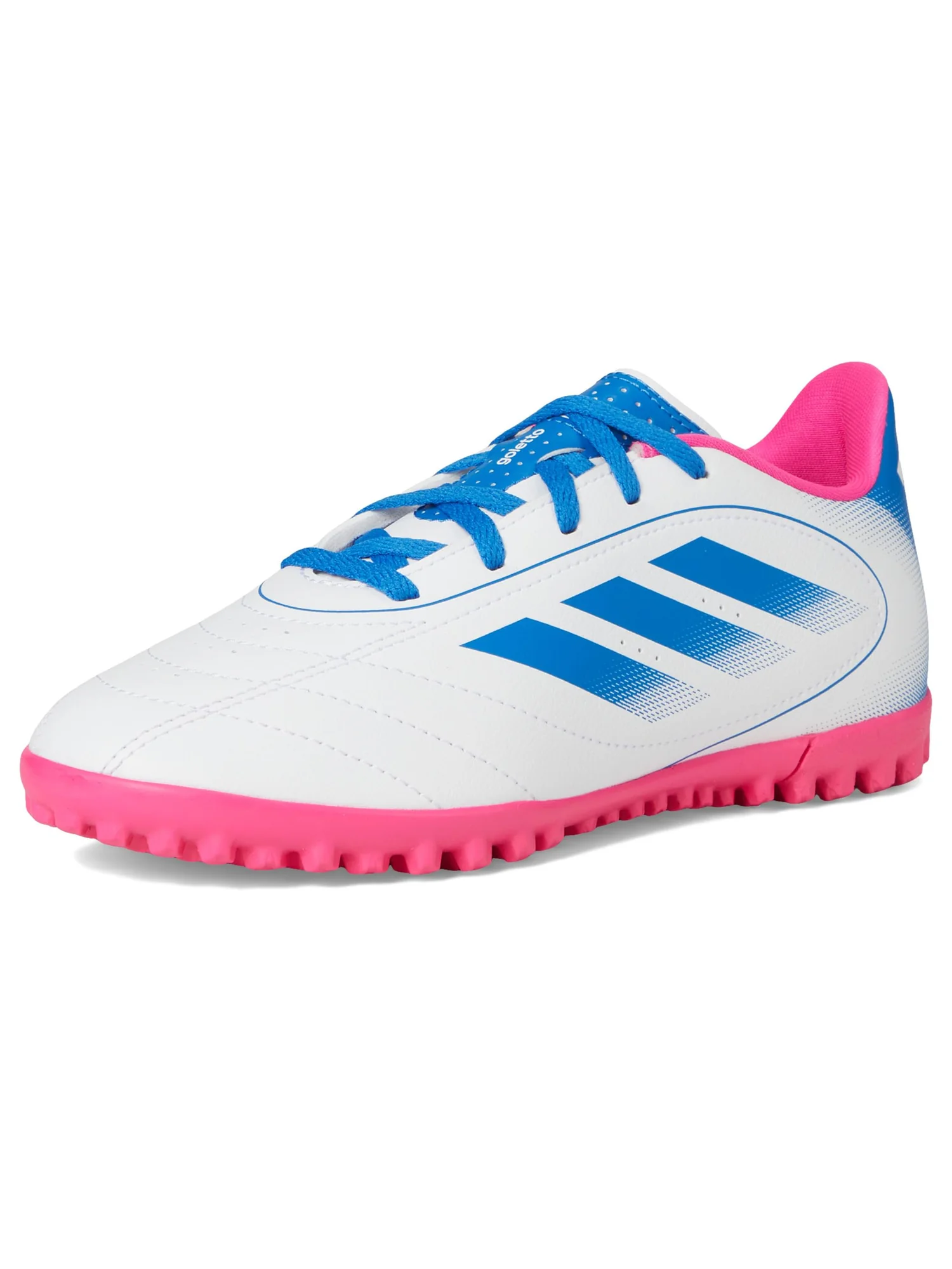Кроссовки adidas Kids Goletto Ix Turf Soccer Cleats — изображение 7 из 7, белый/яркий/розовый