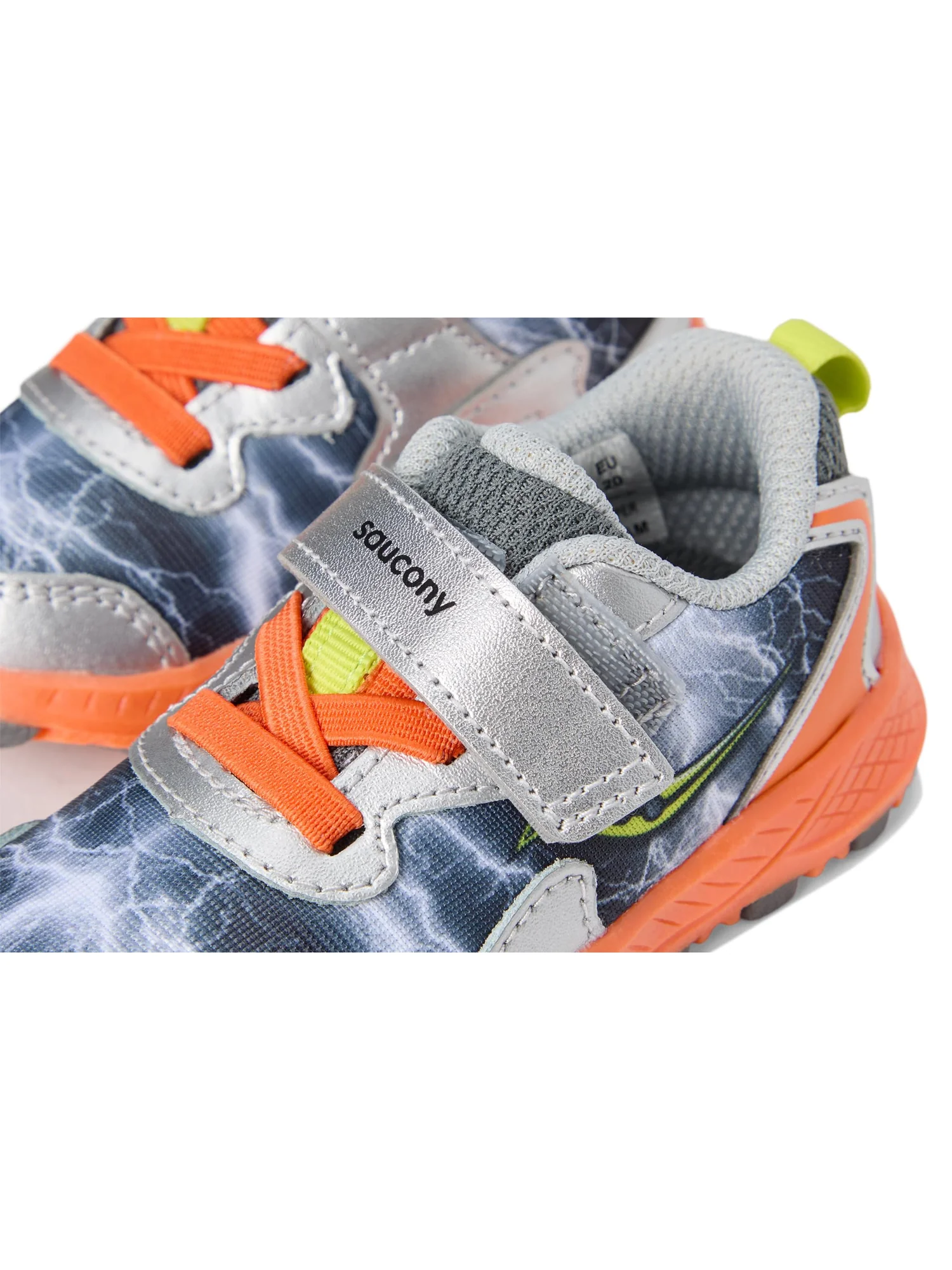 Кроссовки Saucony Kids Flash A/C 3.0 JR — изображение 6 из 7, серый/оранжевый