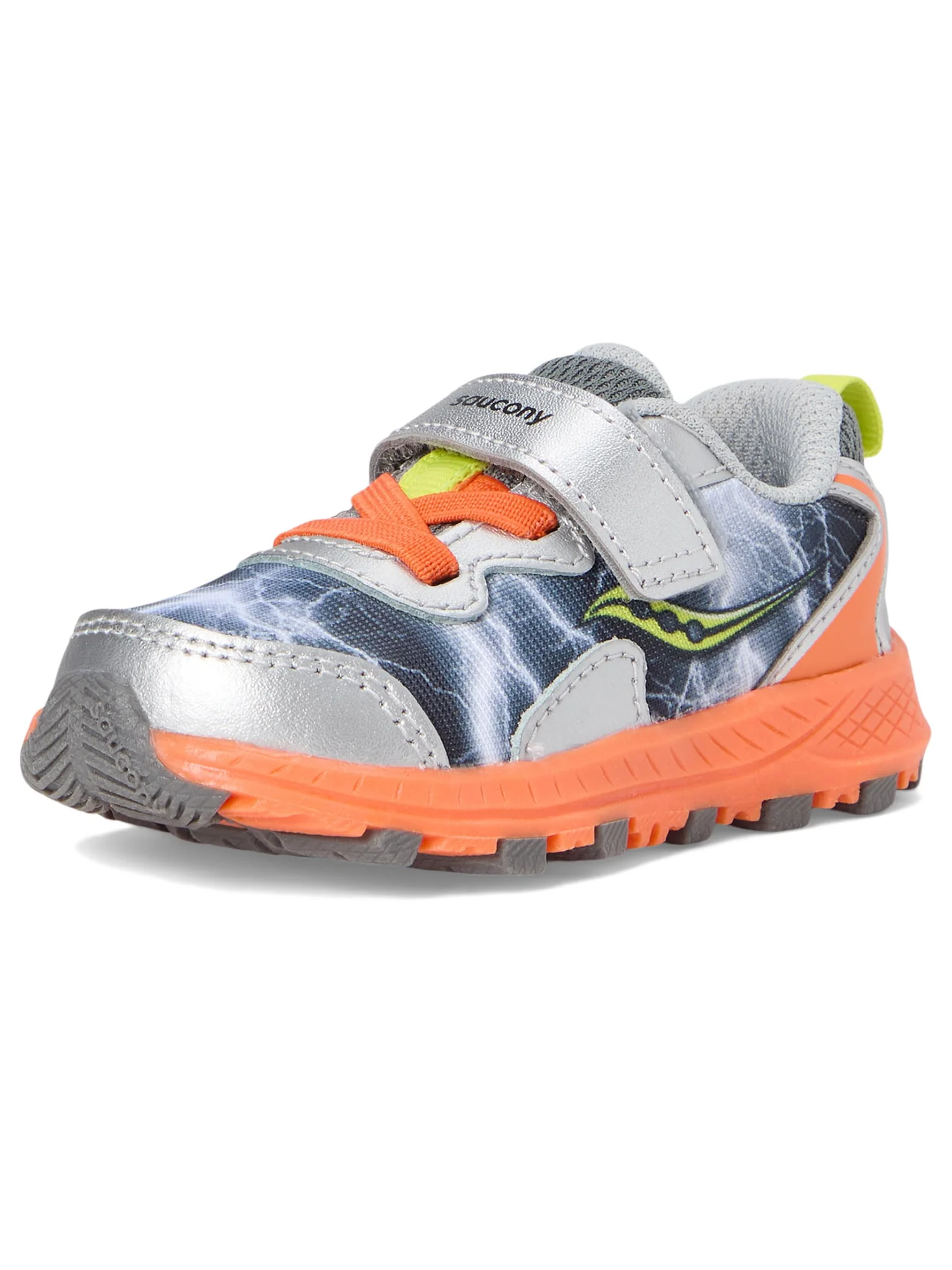 Кроссовки Saucony Kids Flash A/C 3.0 JR — изображение 7 из 7, серый/оранжевый