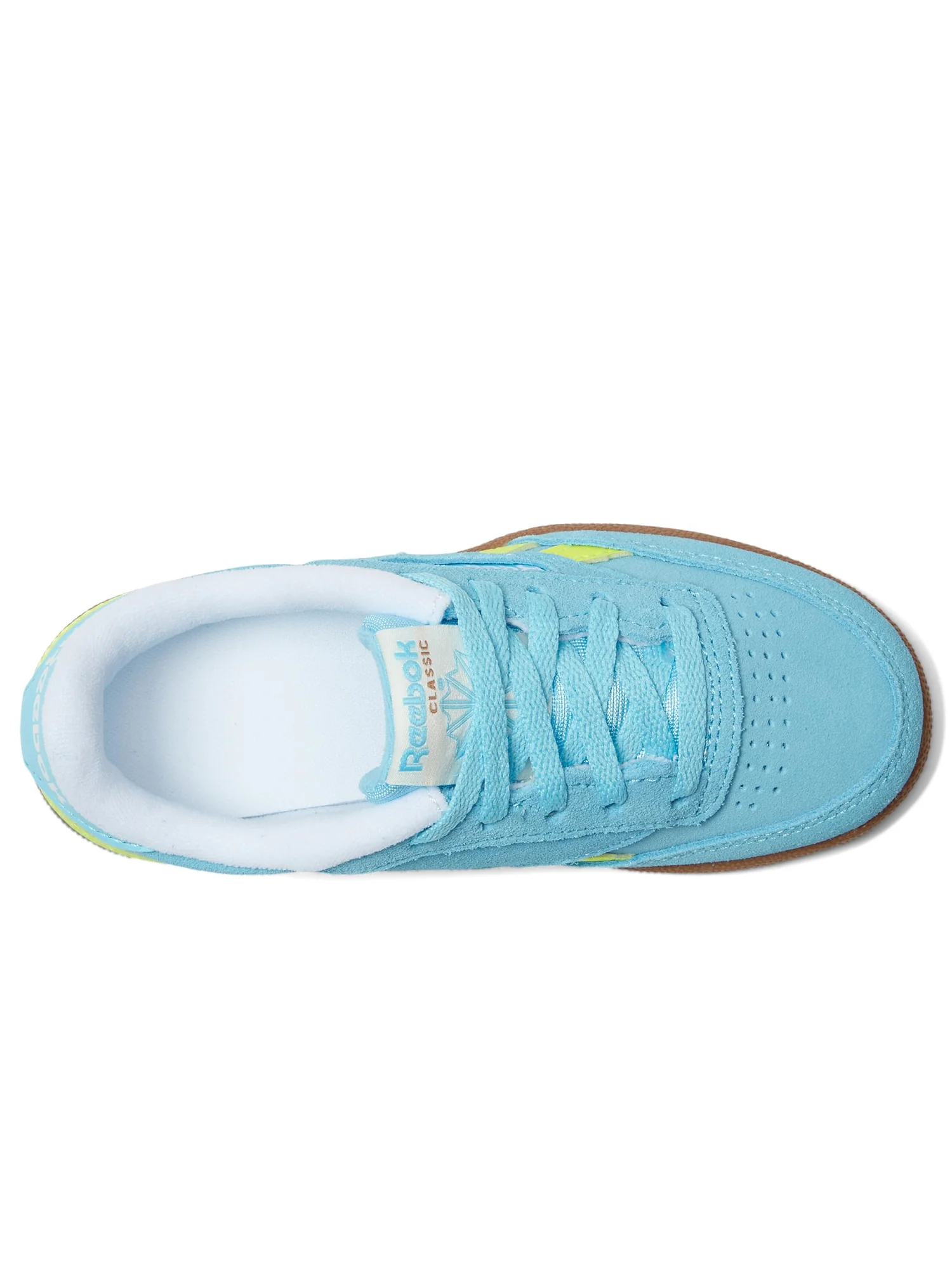 Кроссовки Reebok Kids Club C Revenge — изображение 2 из 7, синий/желтый