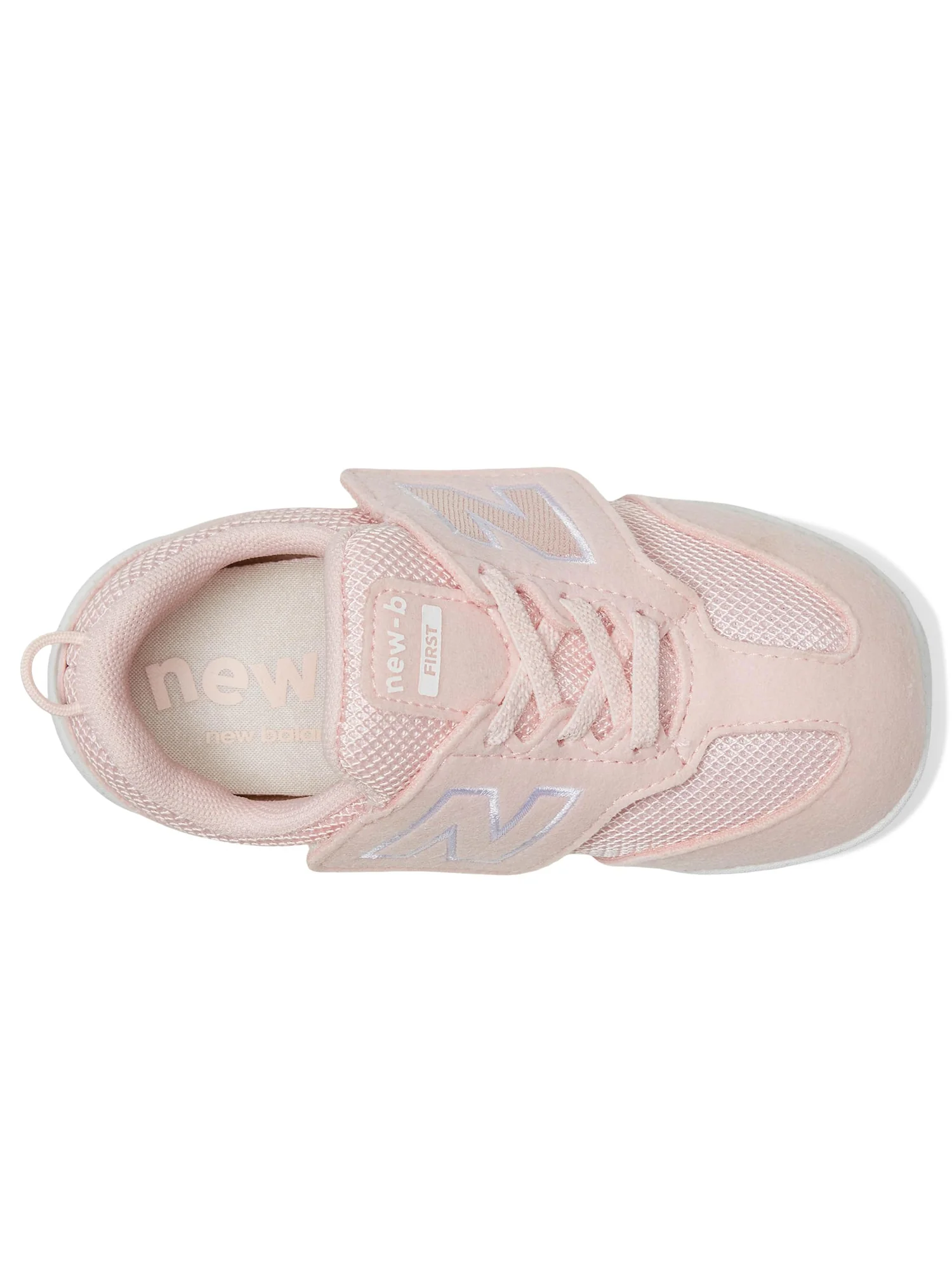 Кроссовки New Balance Kids New-B First — изображение 2 из 7, розовый/белый