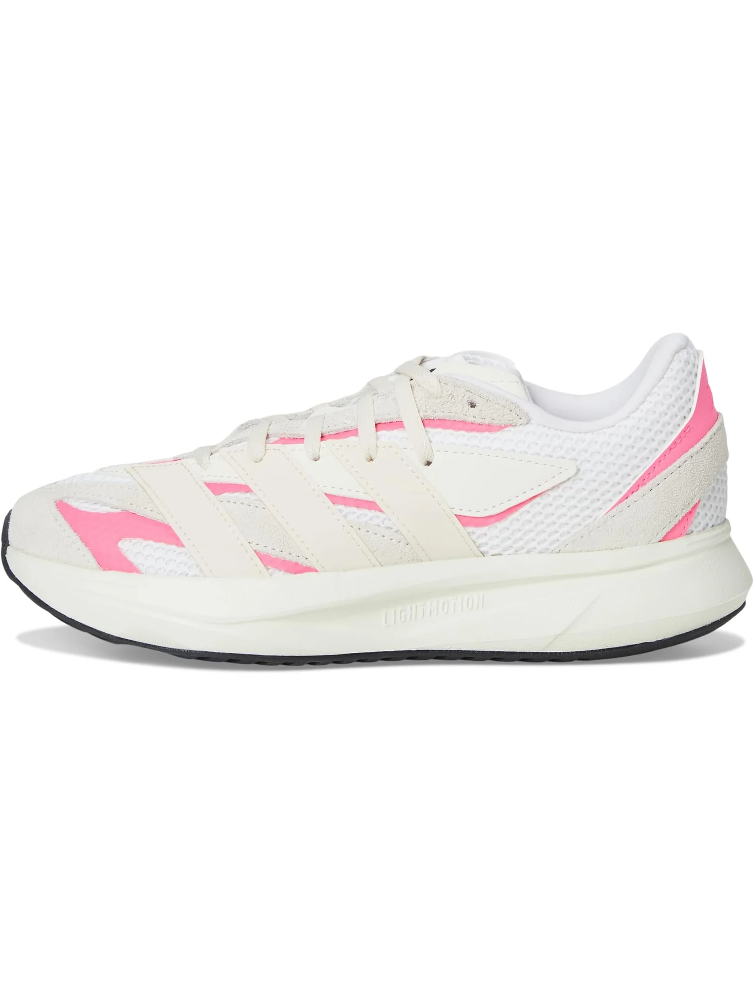 Кроссовки adidas Kids Lightstride Sportswear Shoes — изображение 4 из 7, белый/белый/розовый