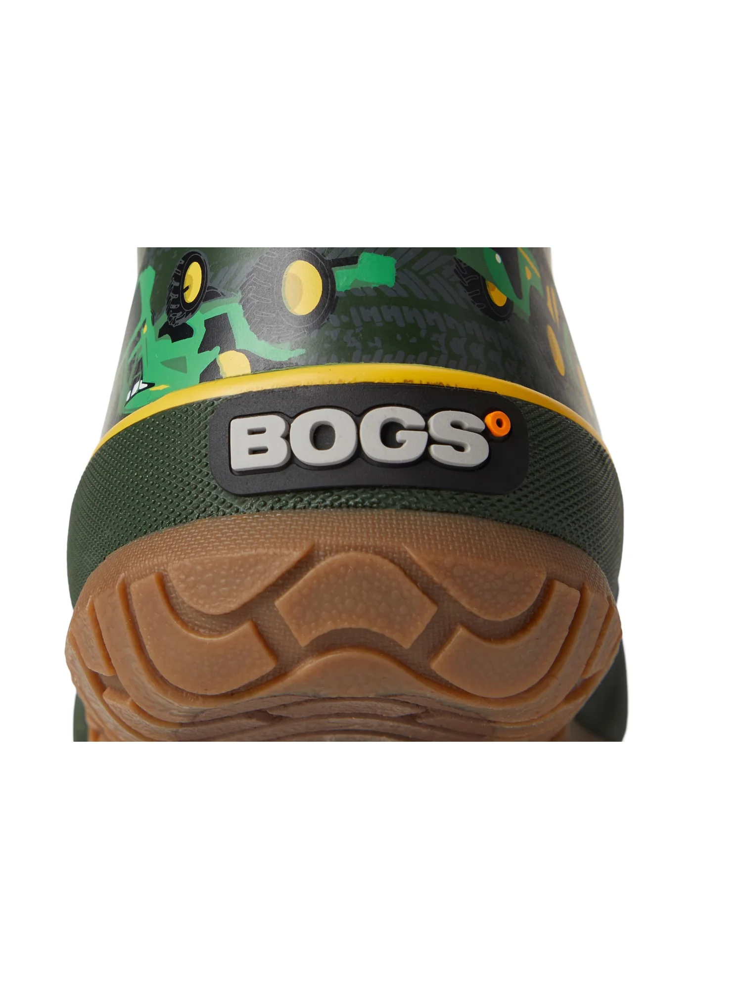 Ботинки Bogs Kids Rainboot Tractor — изображение 6 из 7, темный зеленый мульти