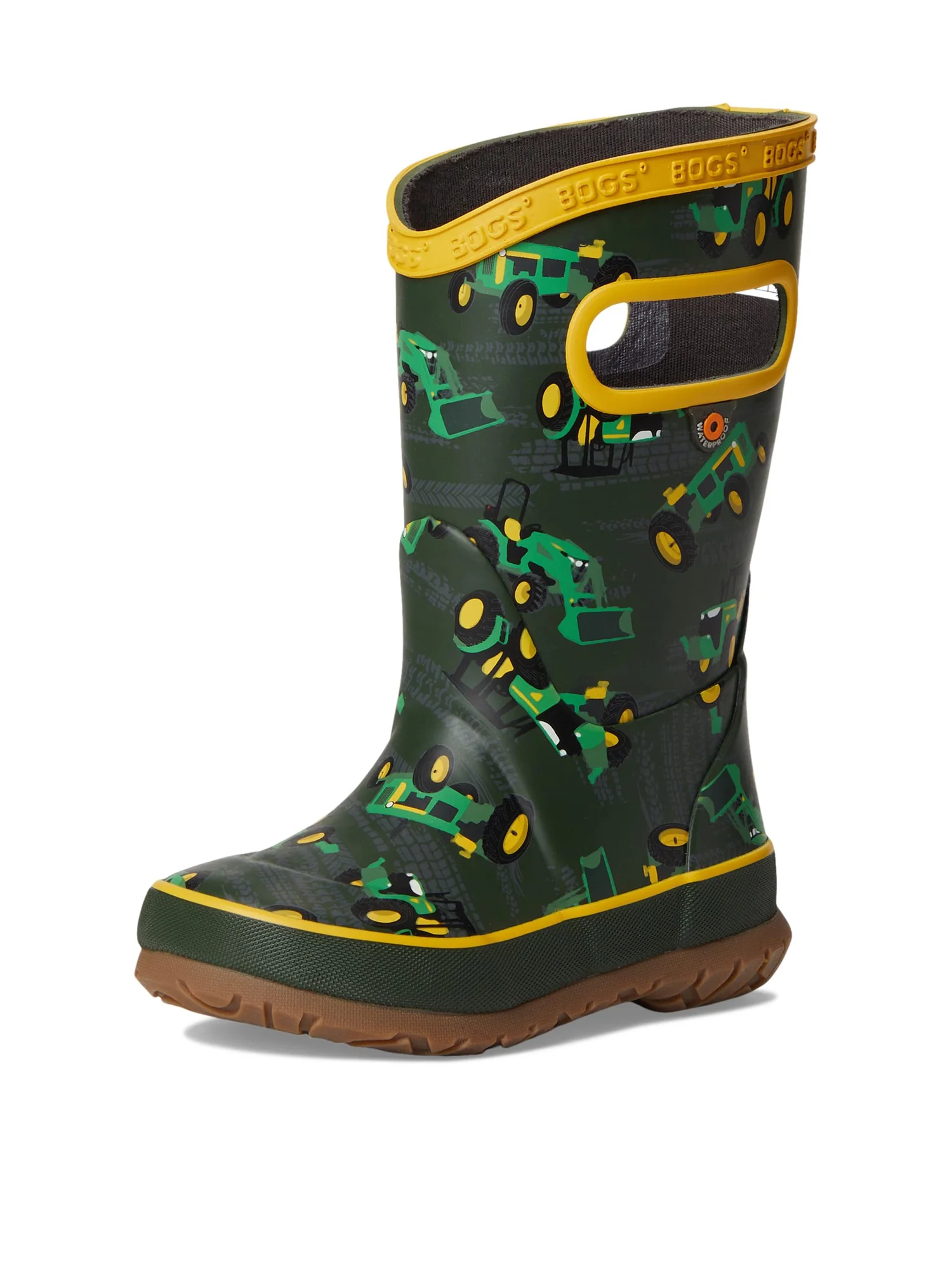 Ботинки Bogs Kids Rainboot Tractor — изображение 7 из 7, темный зеленый мульти