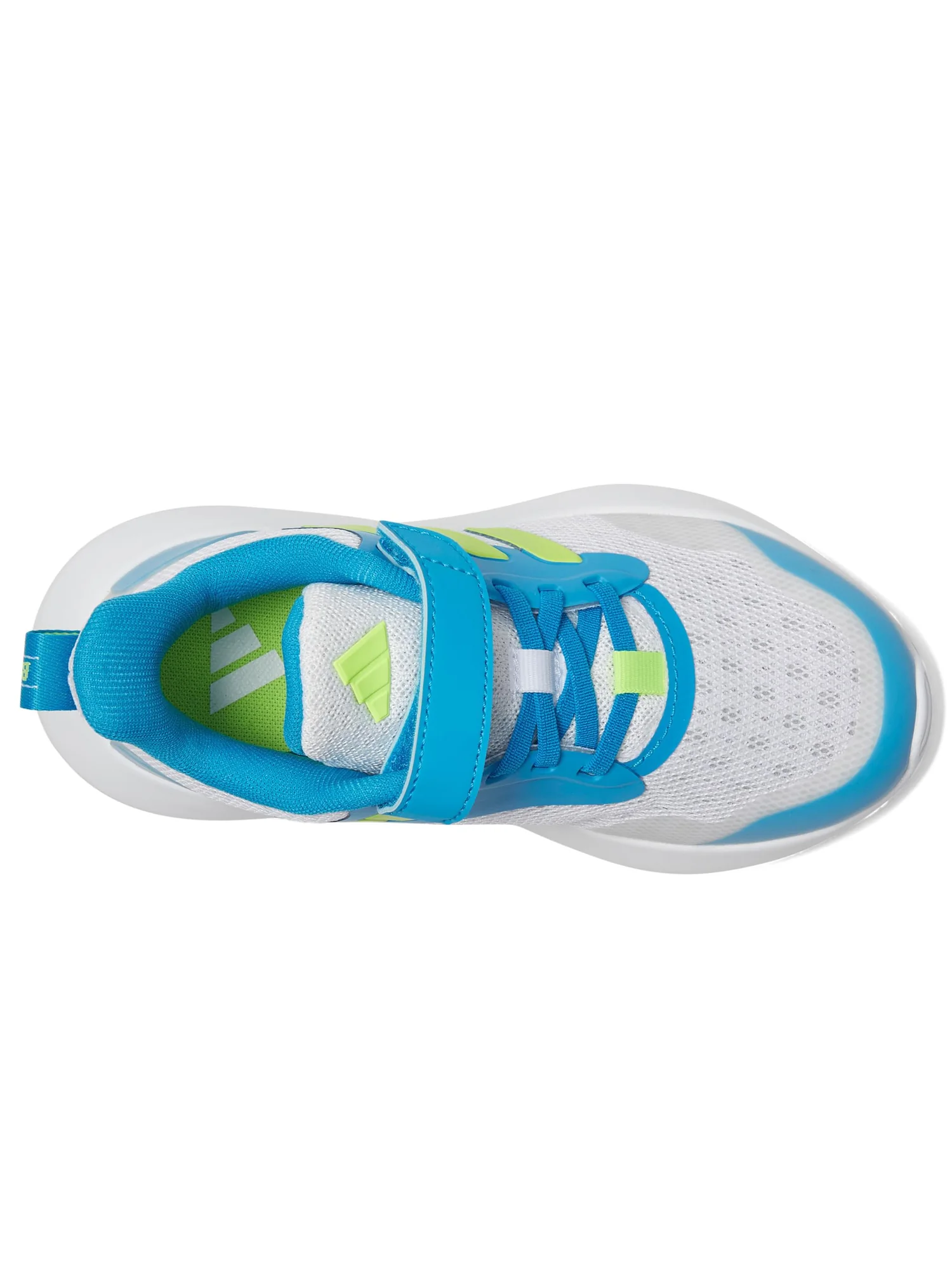 Кроссовки adidas Kids FortaRun 3.0 Elastic Lace Sportswear Shoes — изображение 2 из 7, серый//синий