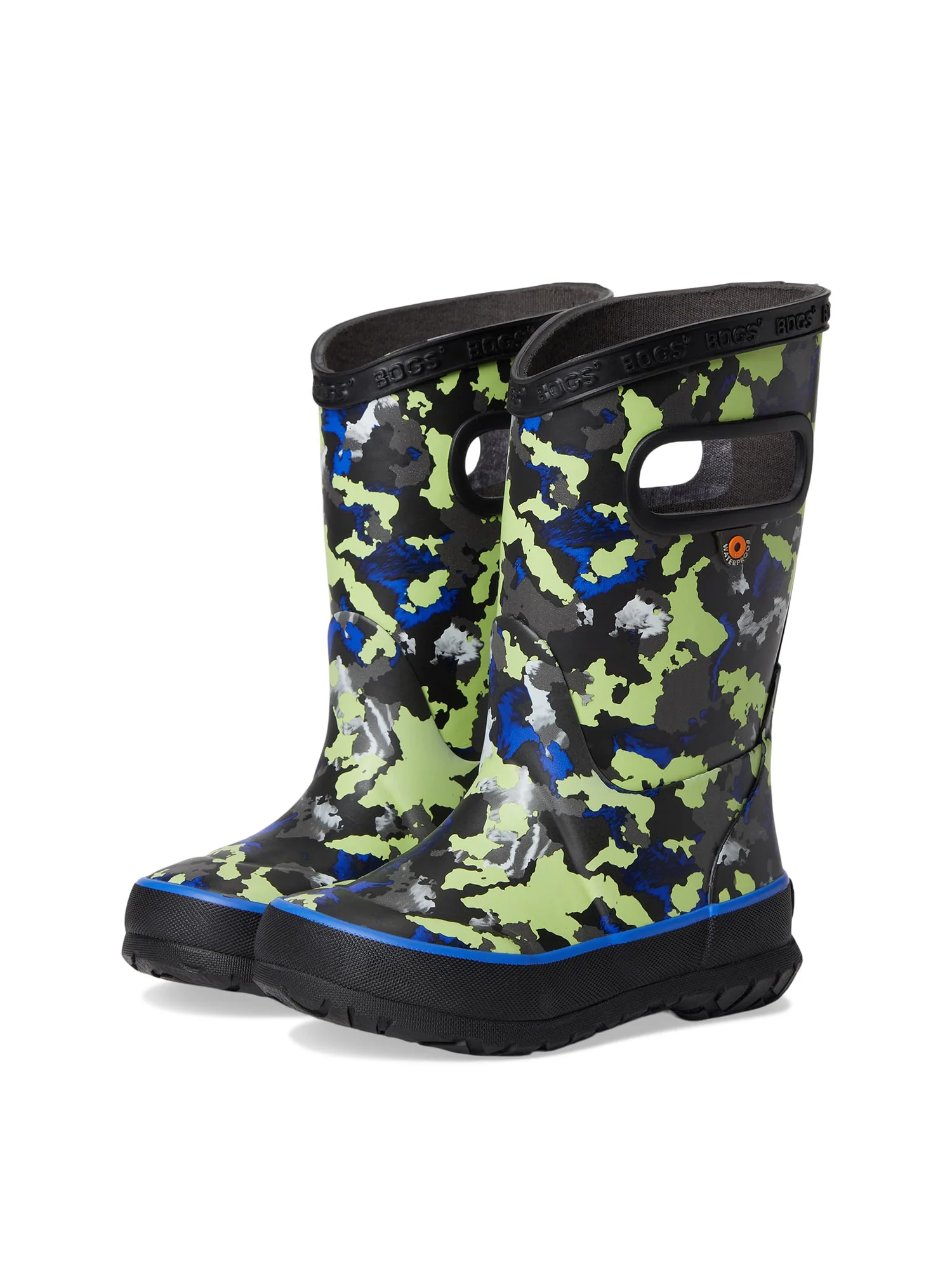 Ботинки Bogs Kids Rainboot Camo Texture — мульти