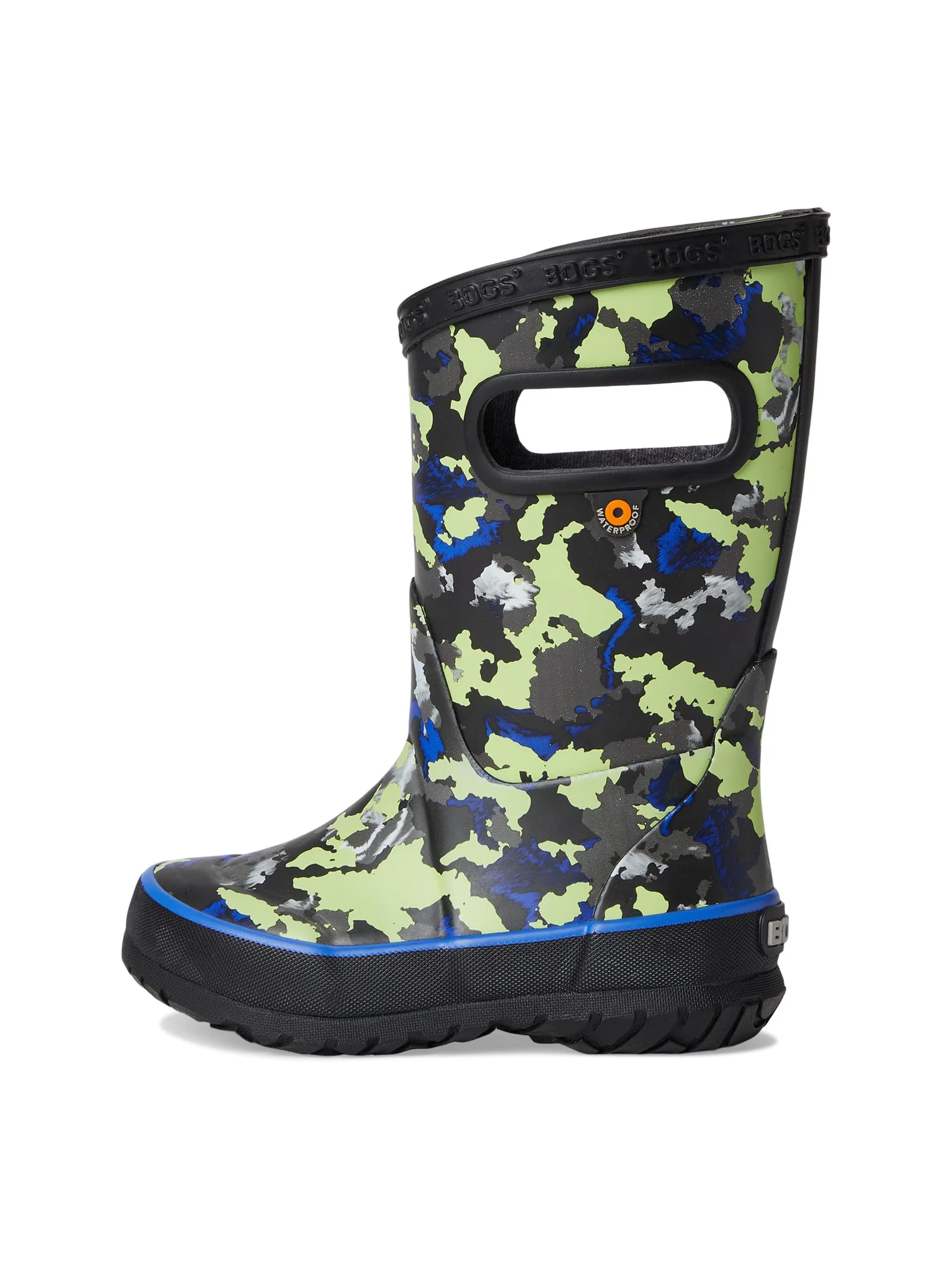 Ботинки Bogs Kids Rainboot Camo Texture — изображение 4 из 7, черный мульти