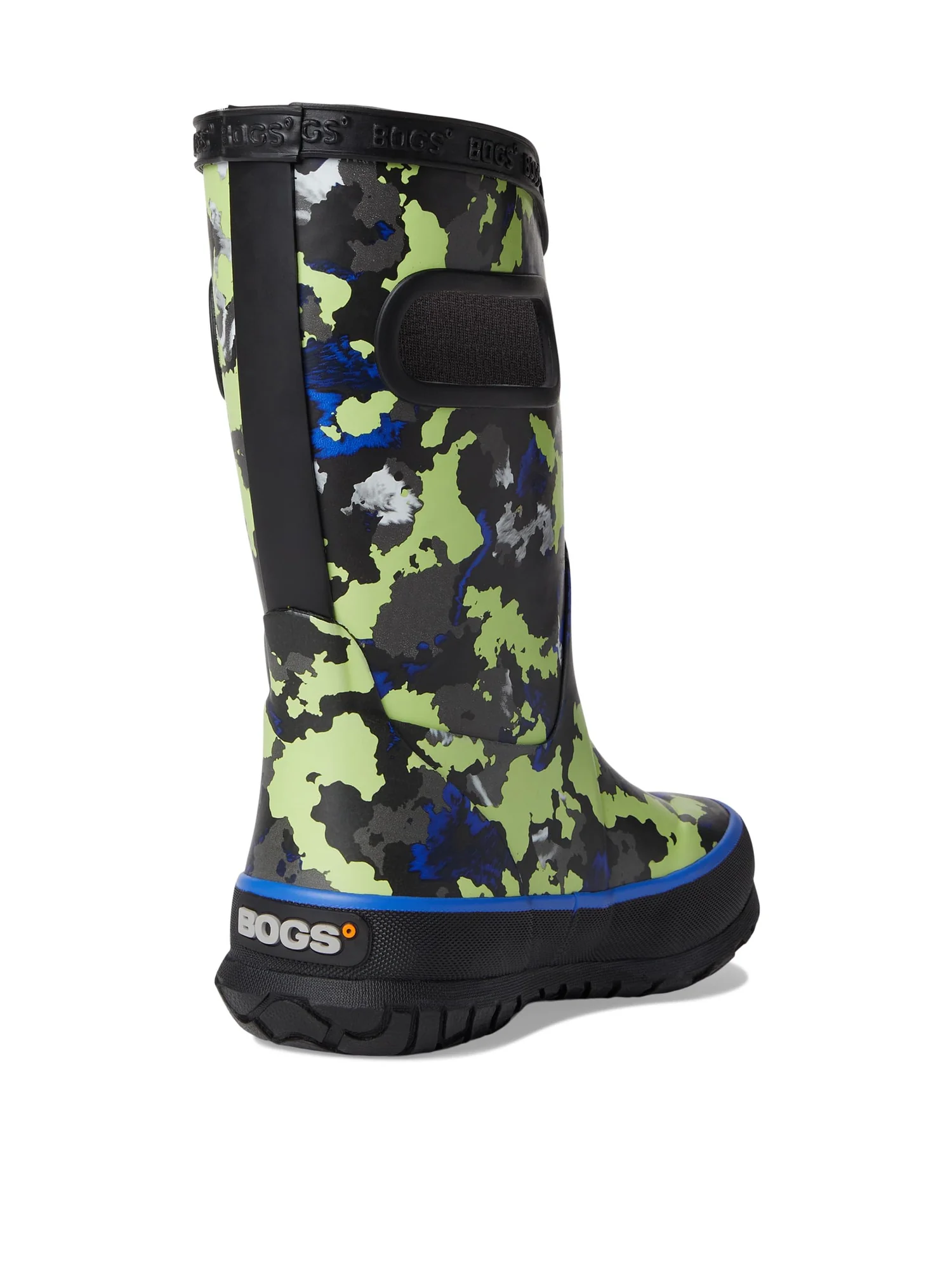 Ботинки Bogs Kids Rainboot Camo Texture — изображение 5 из 7, черный мульти