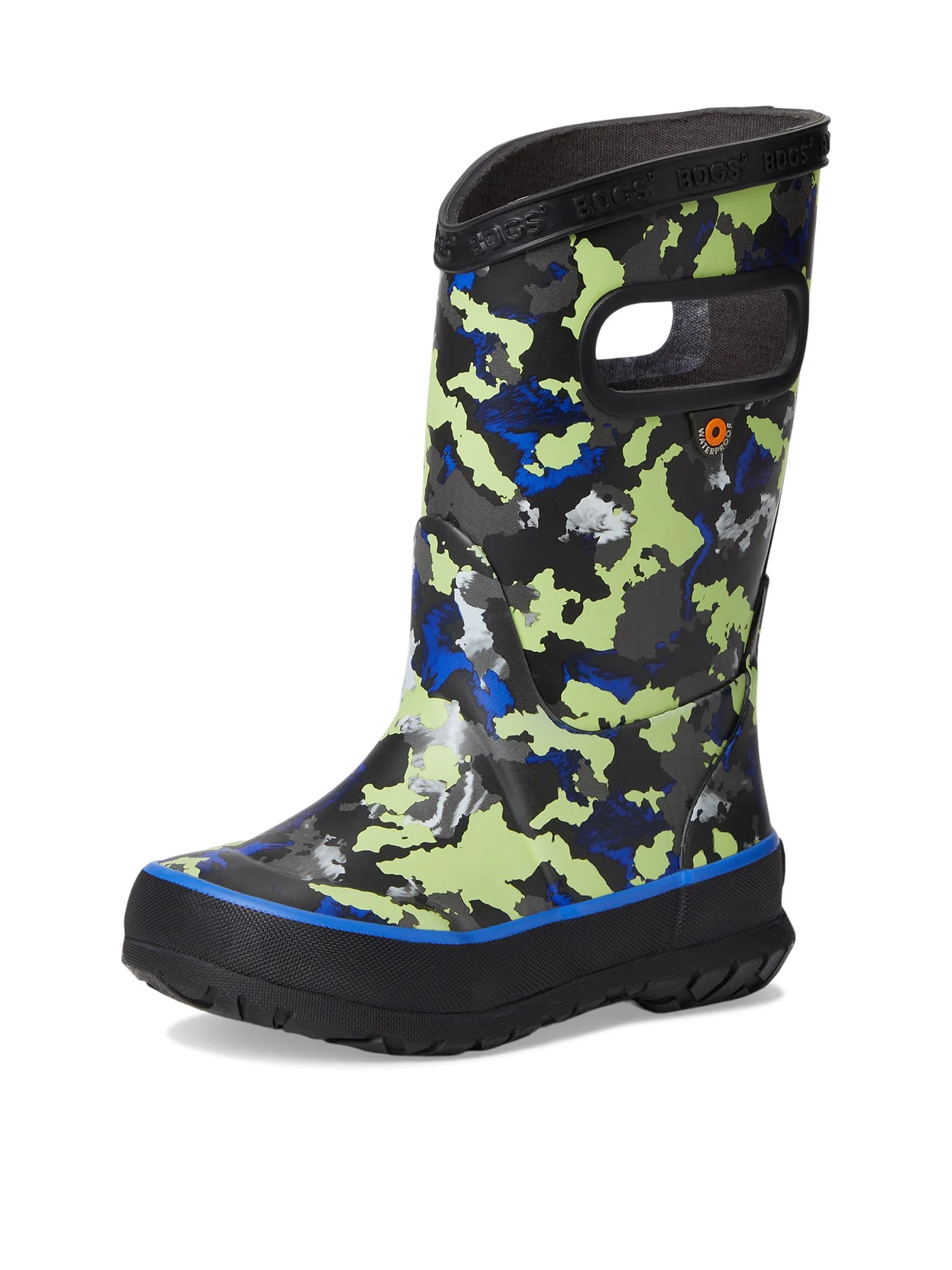 Ботинки Bogs Kids Rainboot Camo Texture — изображение 7 из 7, черный мульти