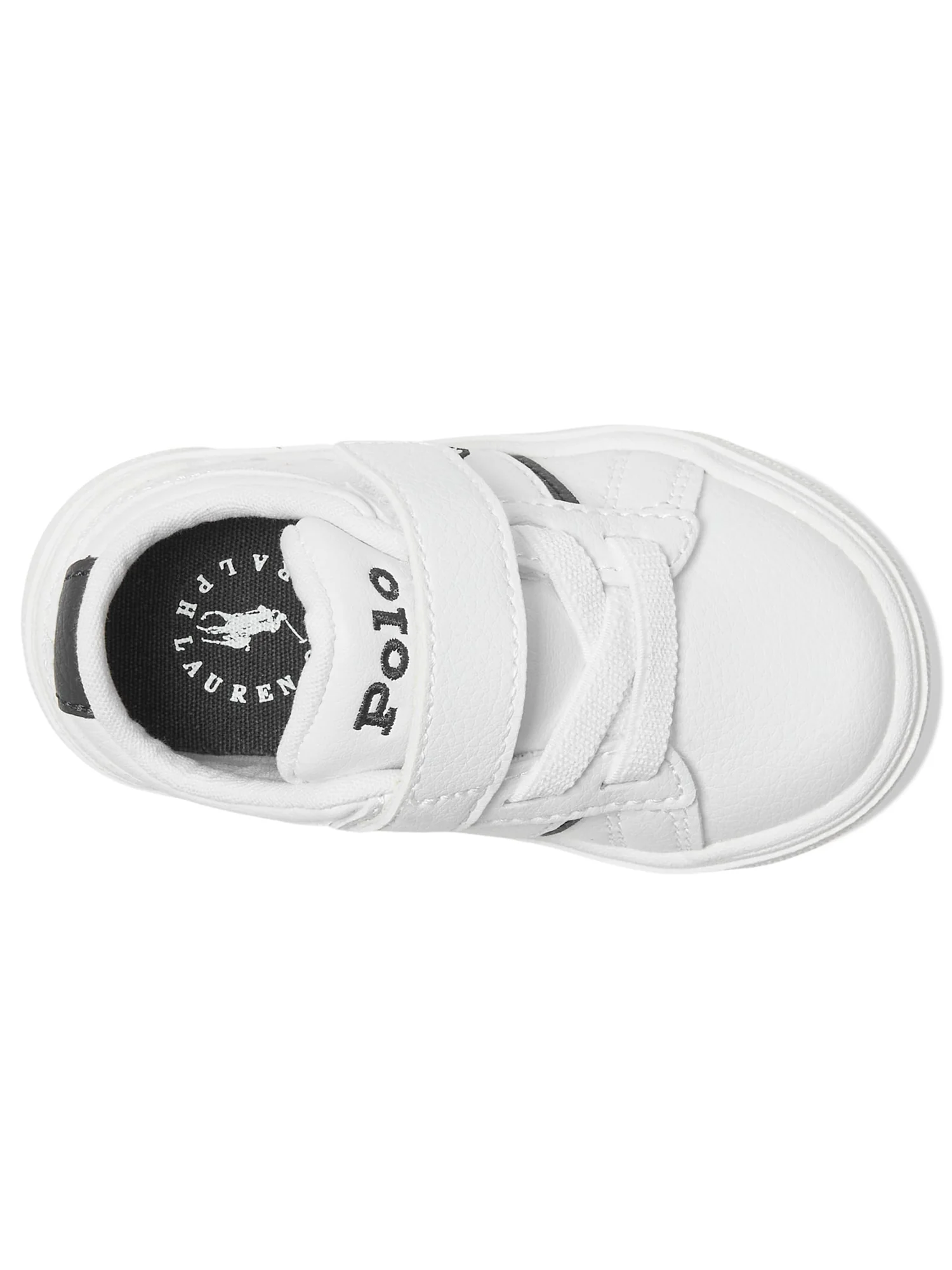 Кроссовки Polo Ralph Lauren Kids Frazier PS — изображение 2 из 7, белый/темно-синий