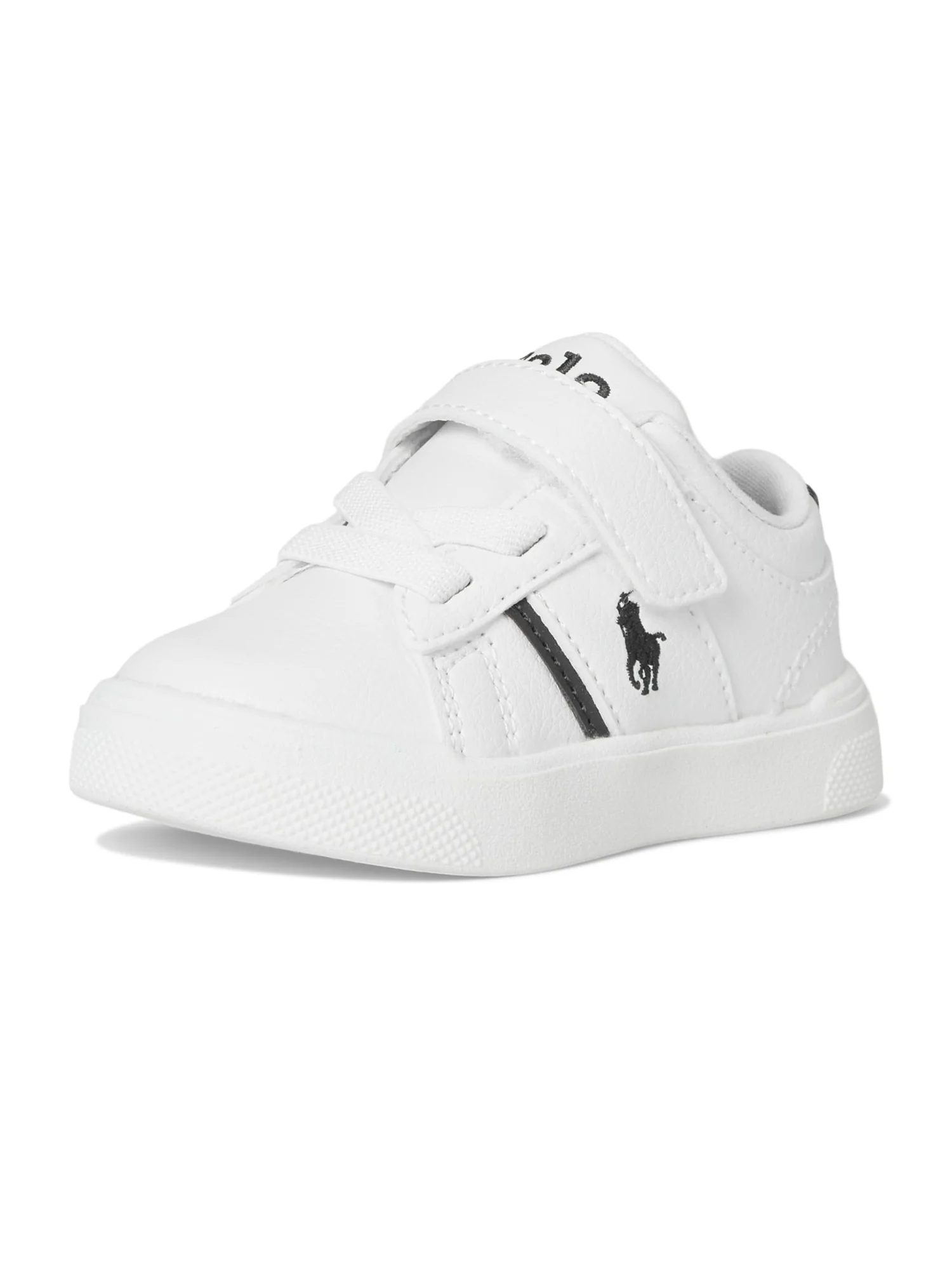 Кроссовки Polo Ralph Lauren Kids Frazier PS — изображение 7 из 7, белый/темно-синий