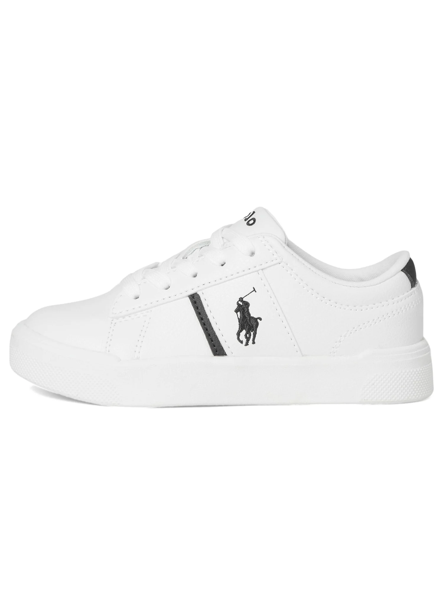 Кроссовки Polo Ralph Lauren Kids Frazier — изображение 4 из 7, белый/темно-синий