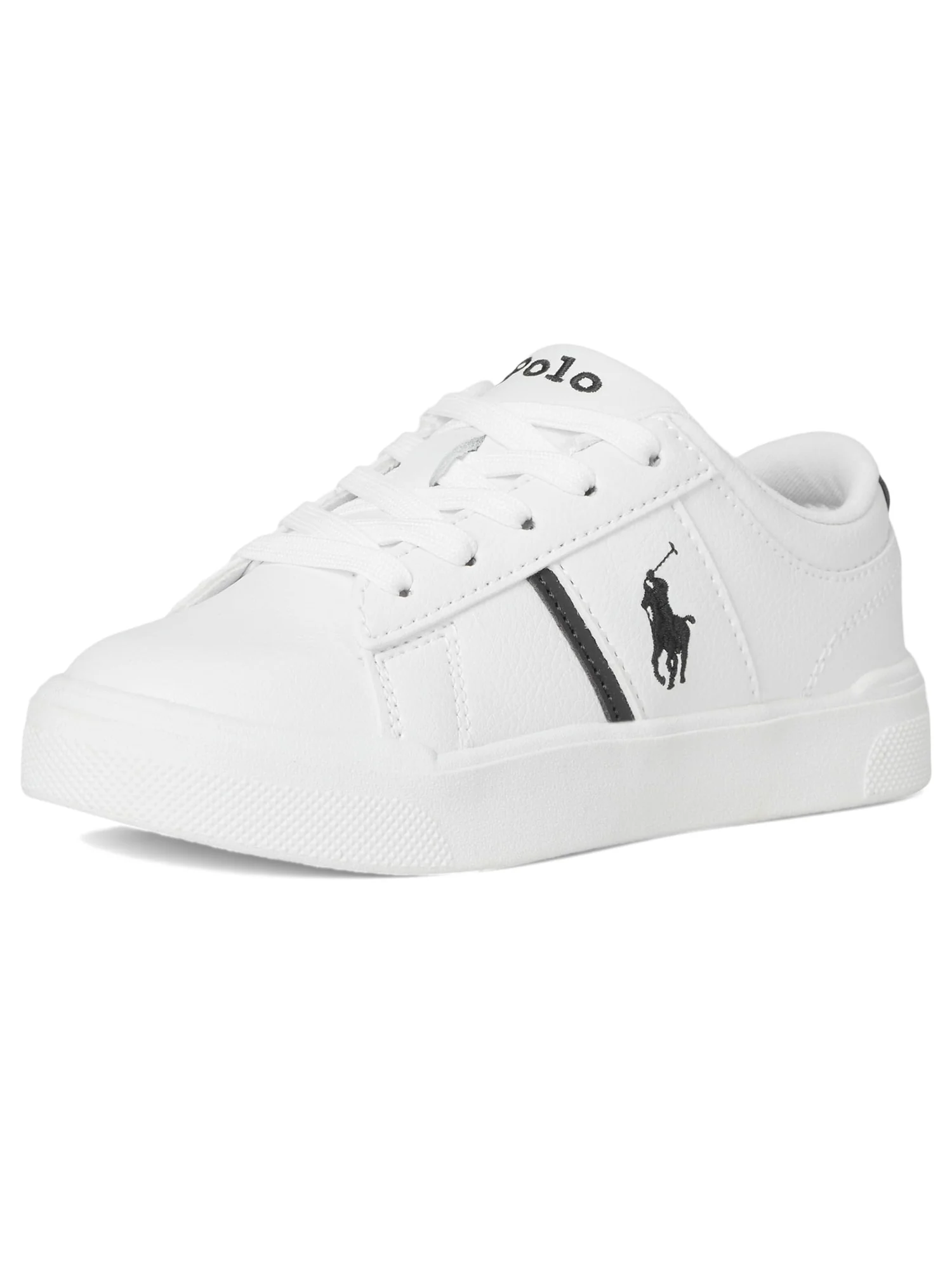 Кроссовки Polo Ralph Lauren Kids Frazier — изображение 7 из 7, белый/темно-синий